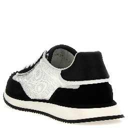 Bicolor Calfskin Athletic Sneakers