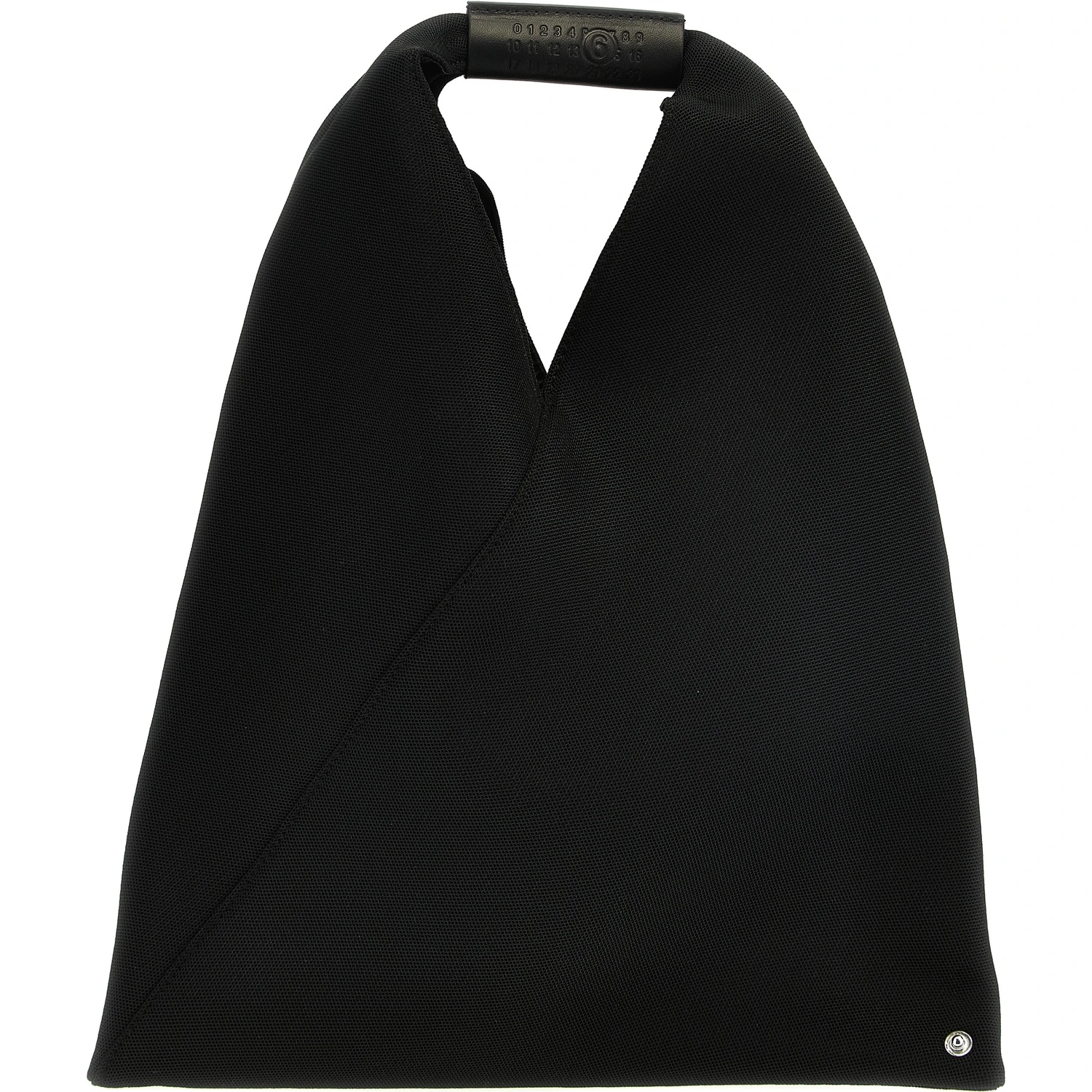 Black Polyester Shoulder Bag