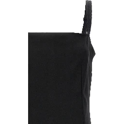 Black Viscose Midi Dress