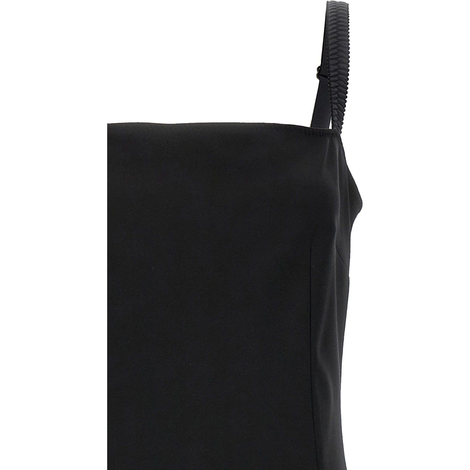 Black Viscose Midi Dress