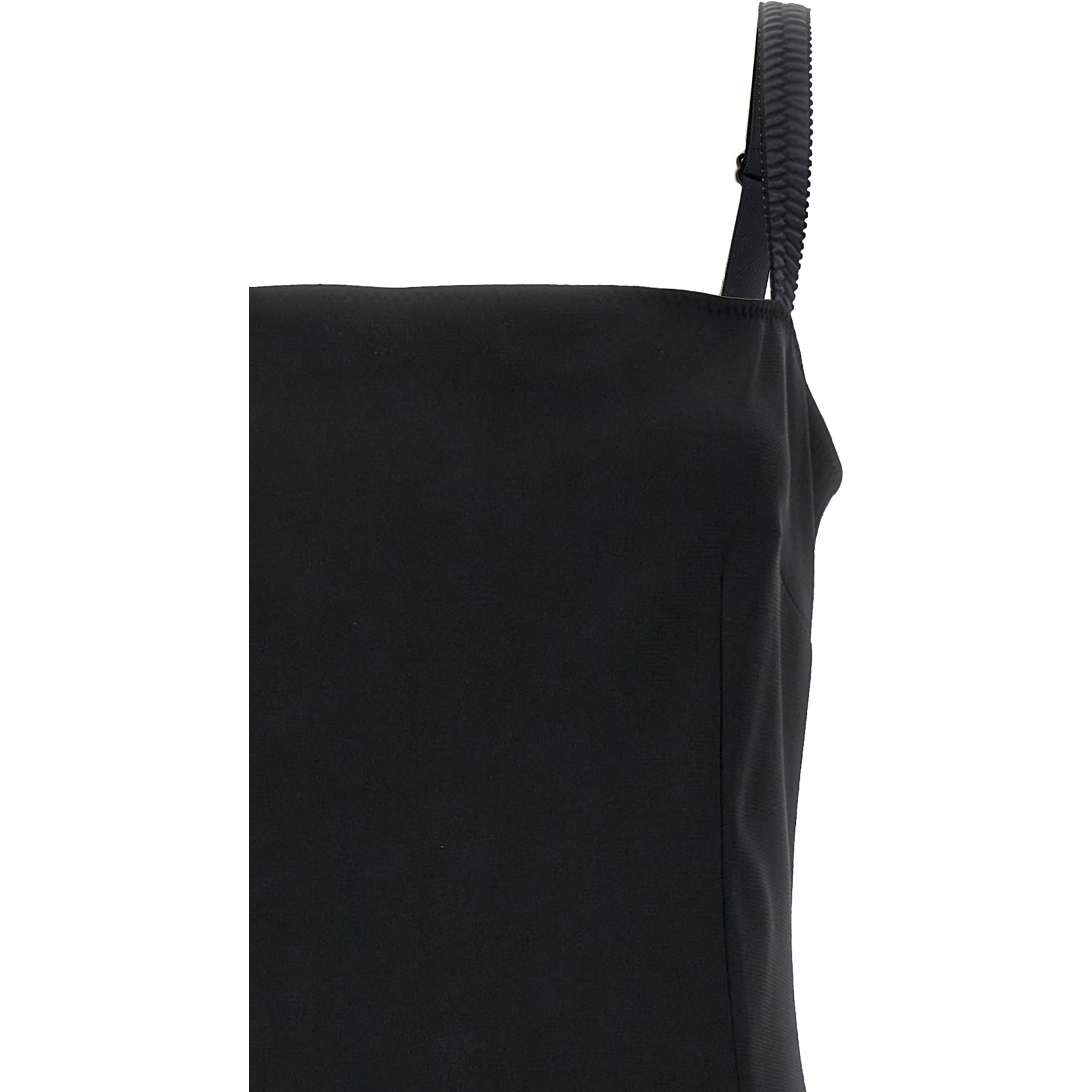 Black Viscose Midi Dress