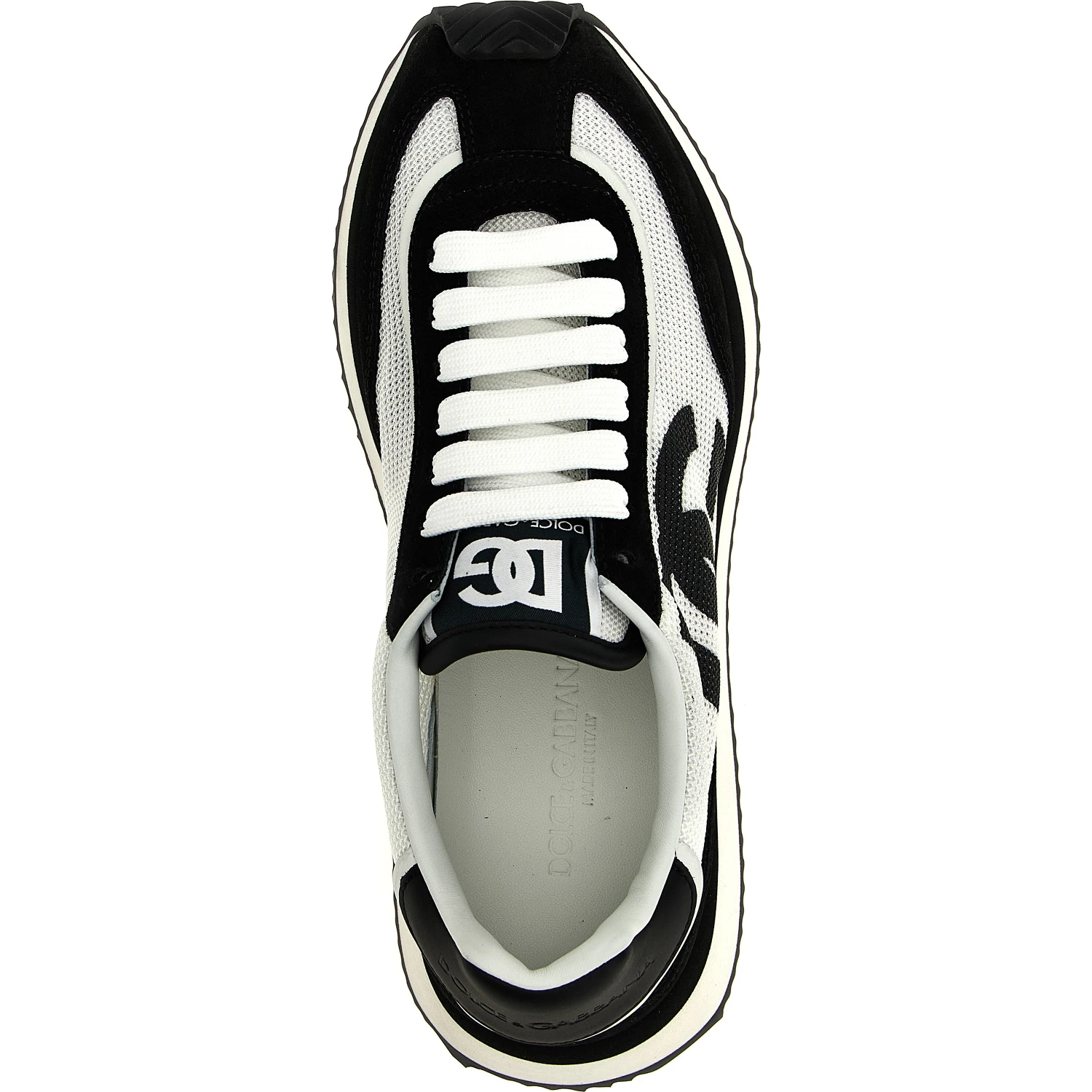 Bicolor Calfskin Athletic Sneakers