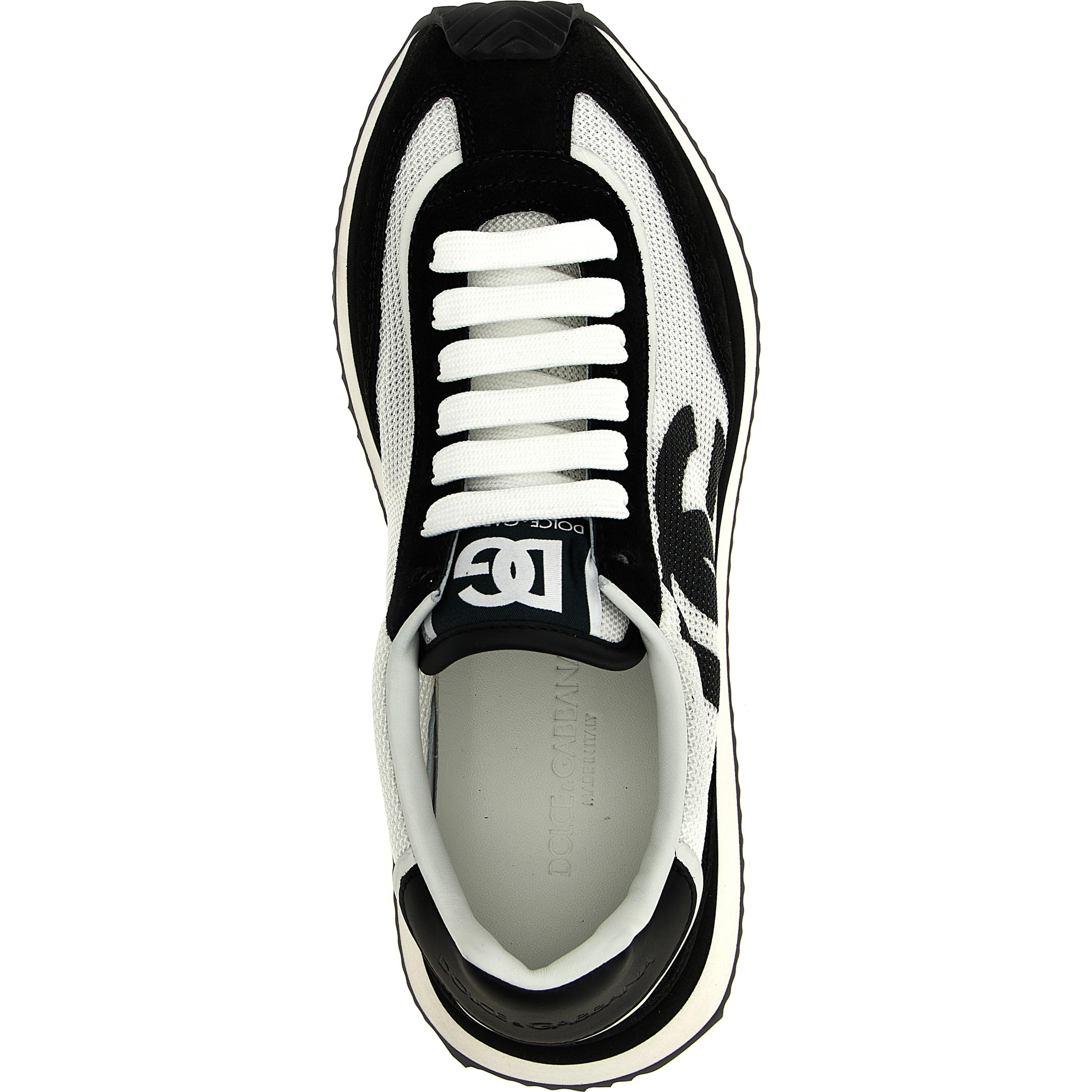 Bicolor Calfskin Athletic Sneakers