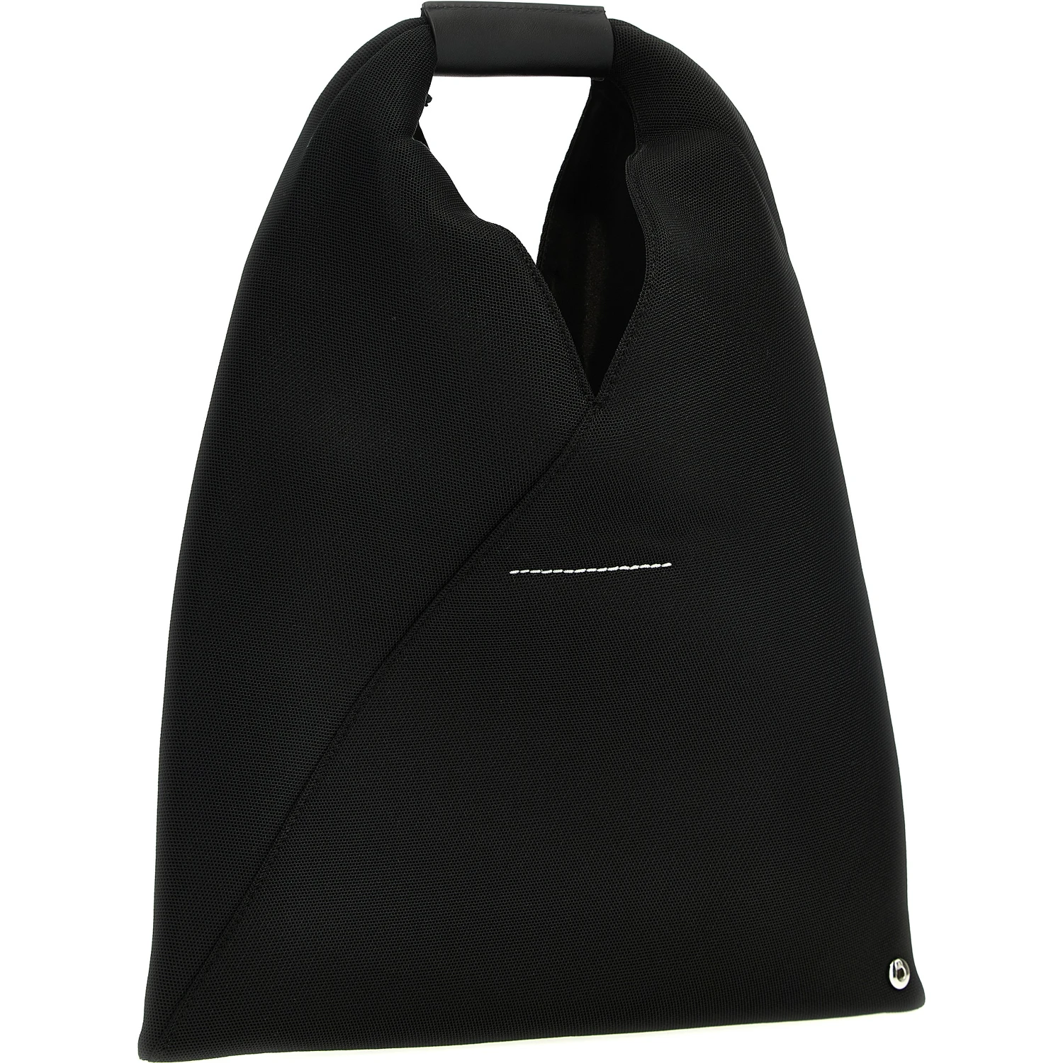 Black Polyester Shoulder Bag
