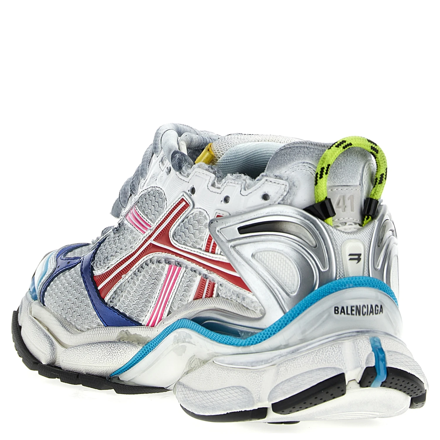 Multicolor Polyester Athletic Sneakers