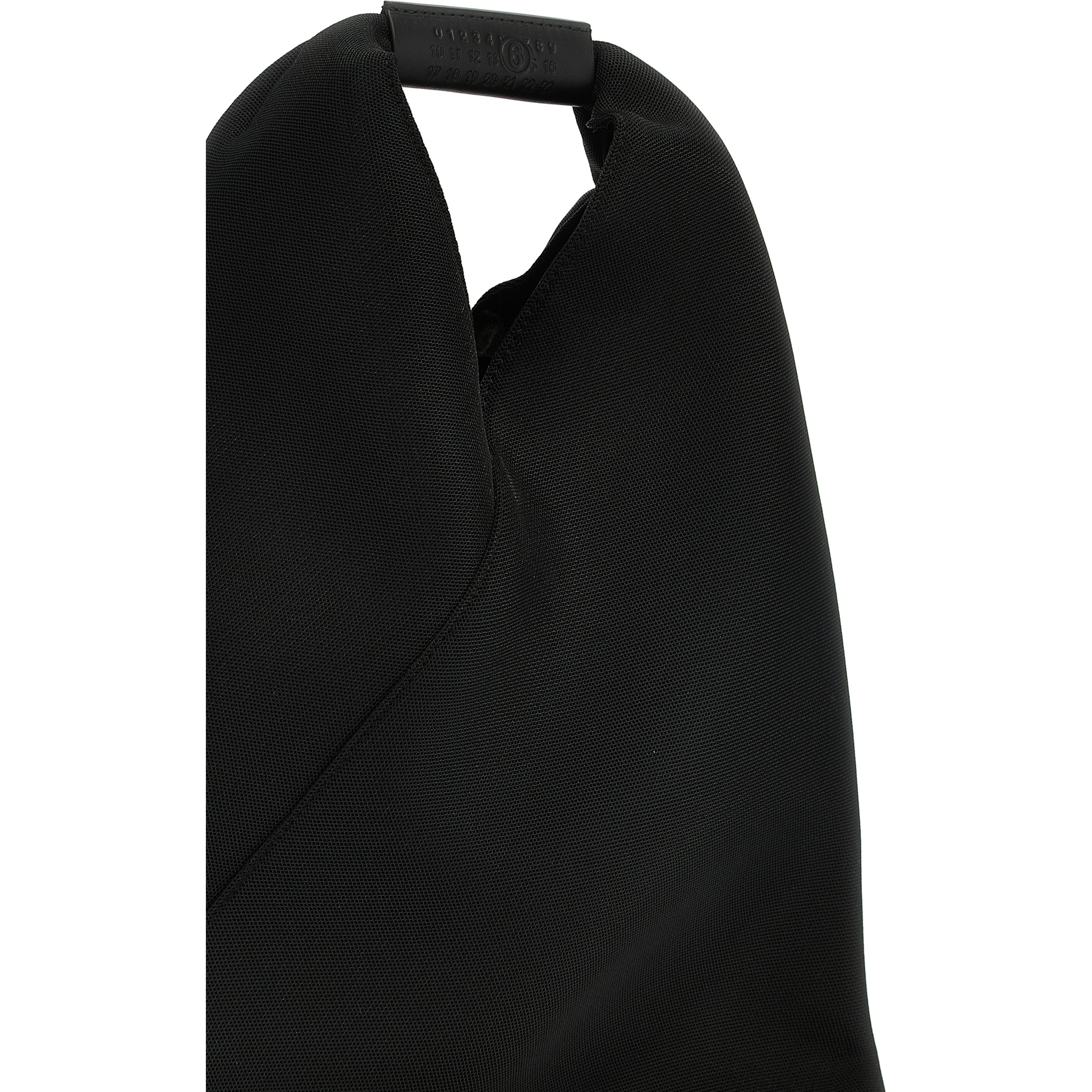 Black Polyester Shoulder Bag