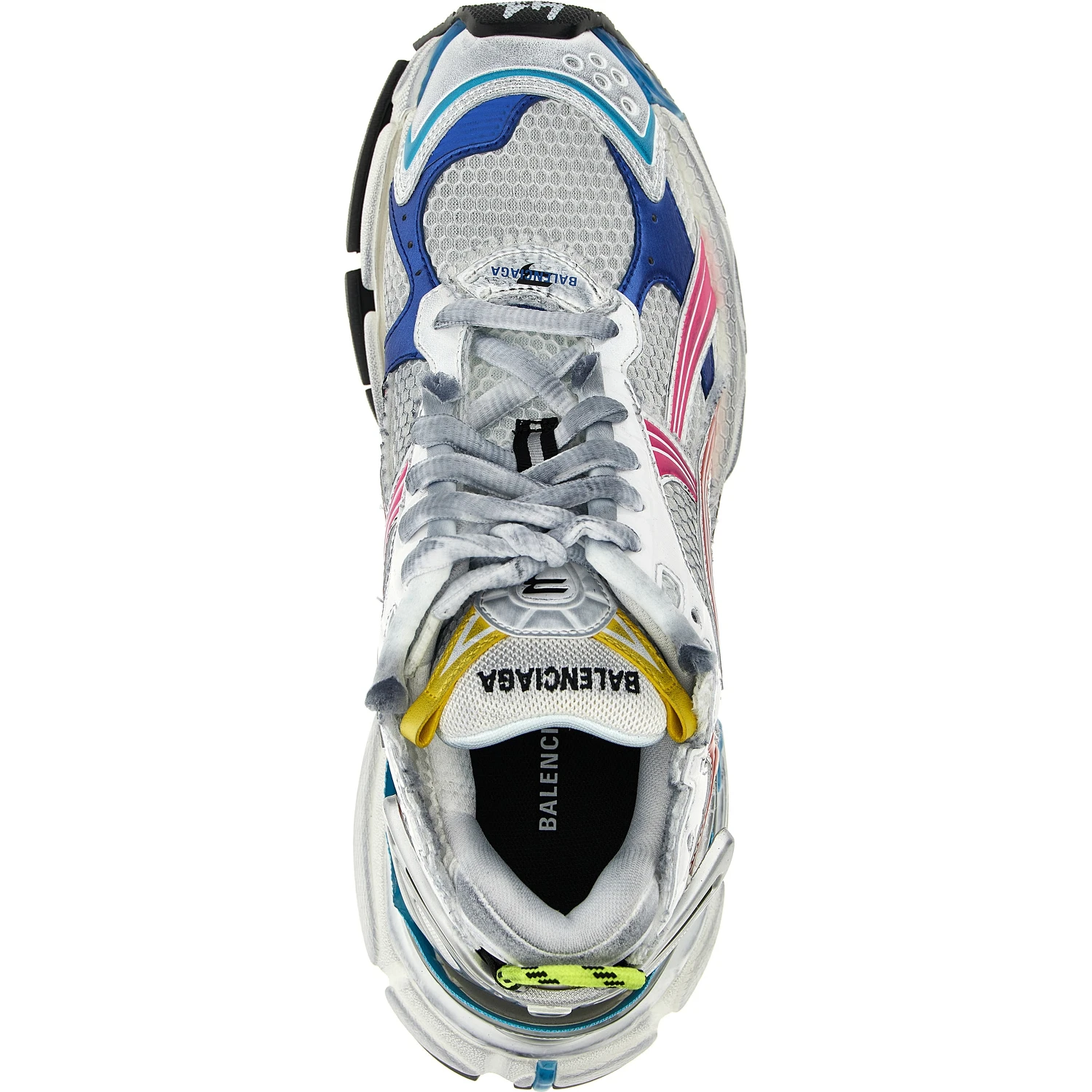Multicolor Polyester Athletic Sneakers