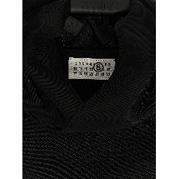 Black Polyester Shoulder Bag