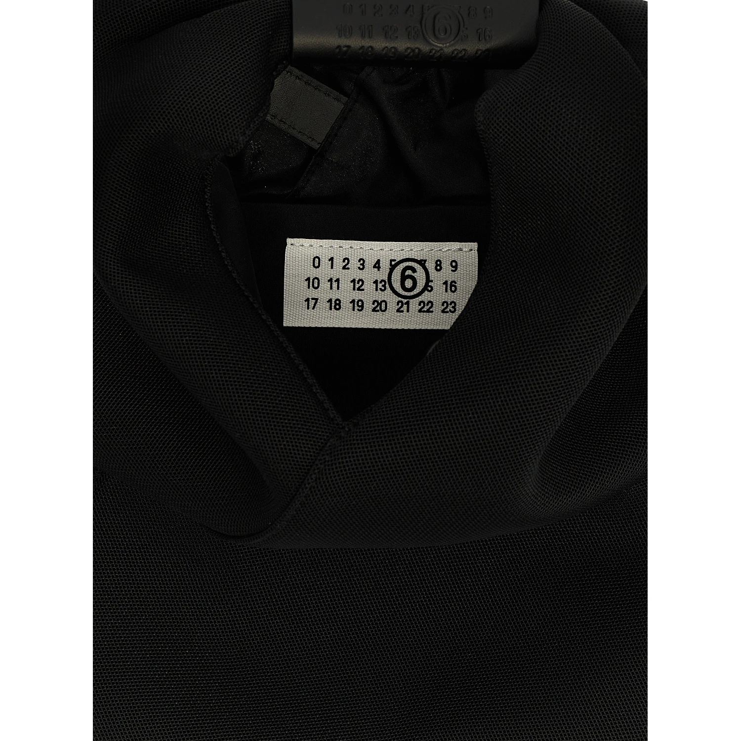Black Polyester Shoulder Bag