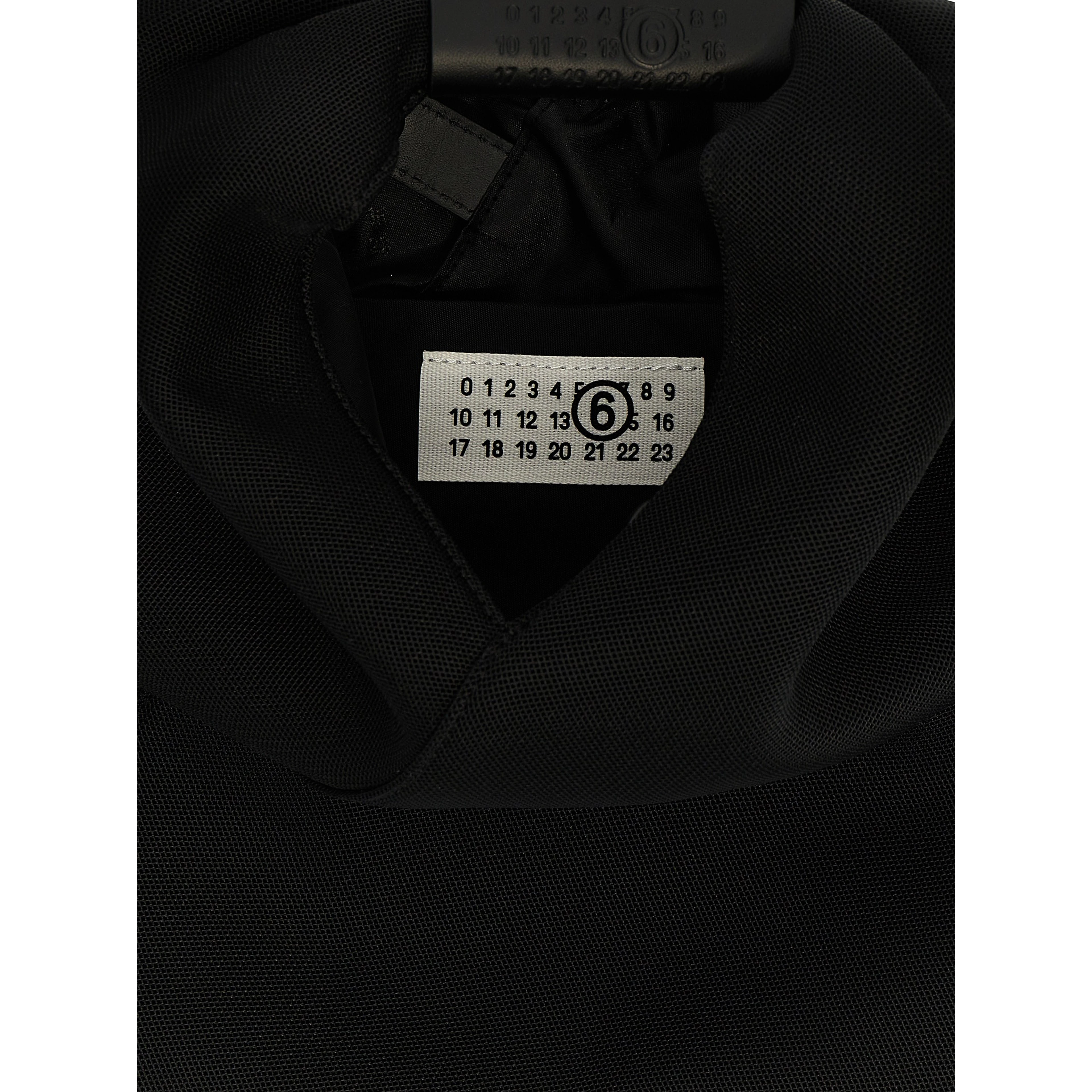 Black Polyester Shoulder Bag