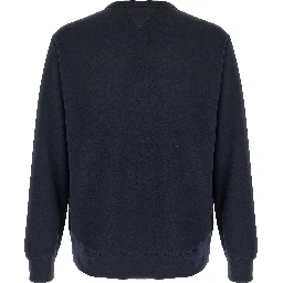 Blue Cotton Sweatshirt