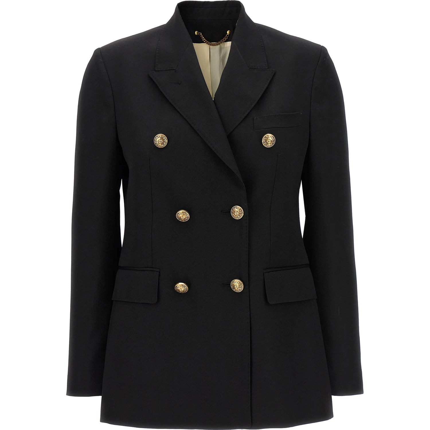 Black Virgin Wool Blazer