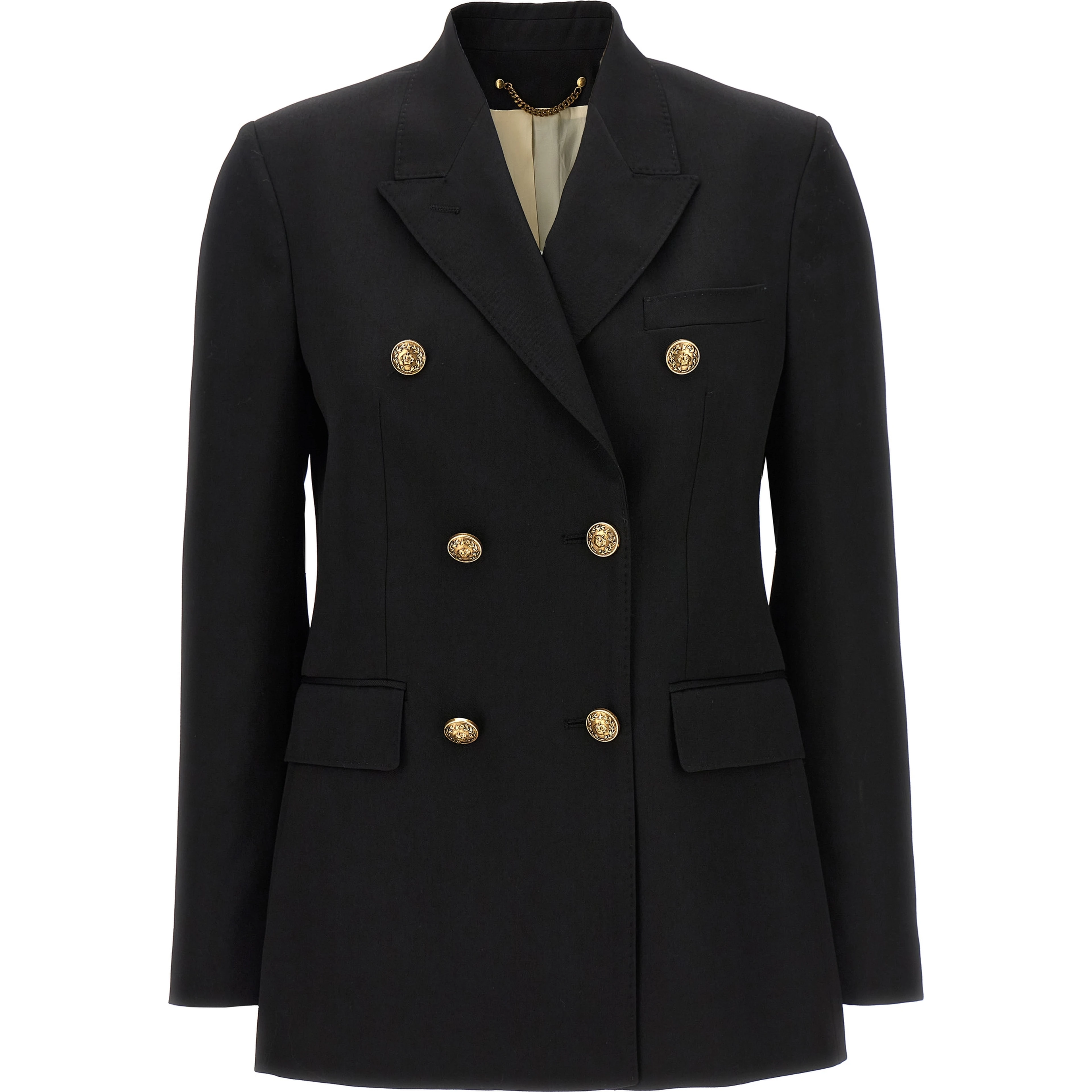Black Virgin Wool Blazer