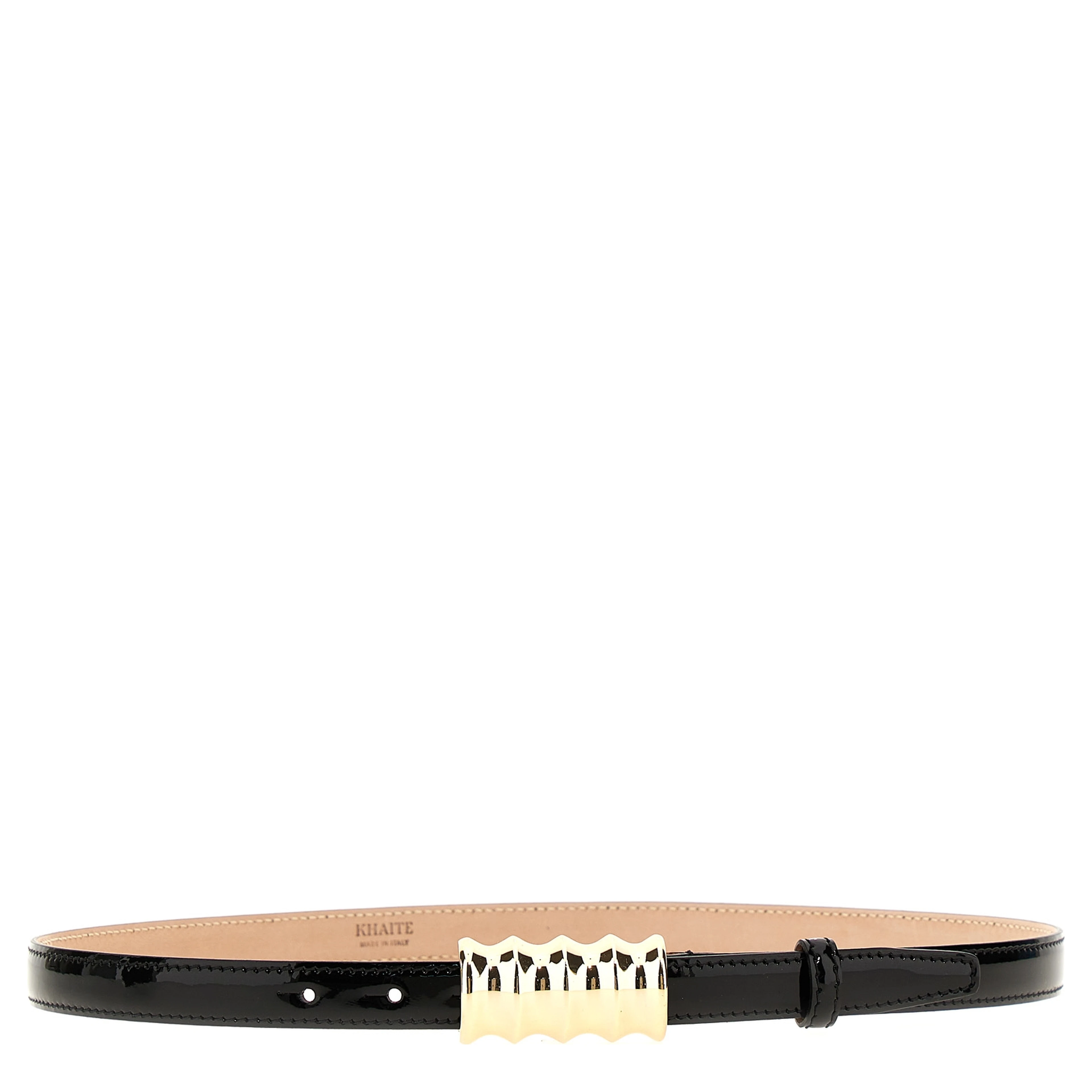 Black Calfskin Regular Belt
