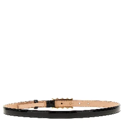 Black Calfskin Regular Belt