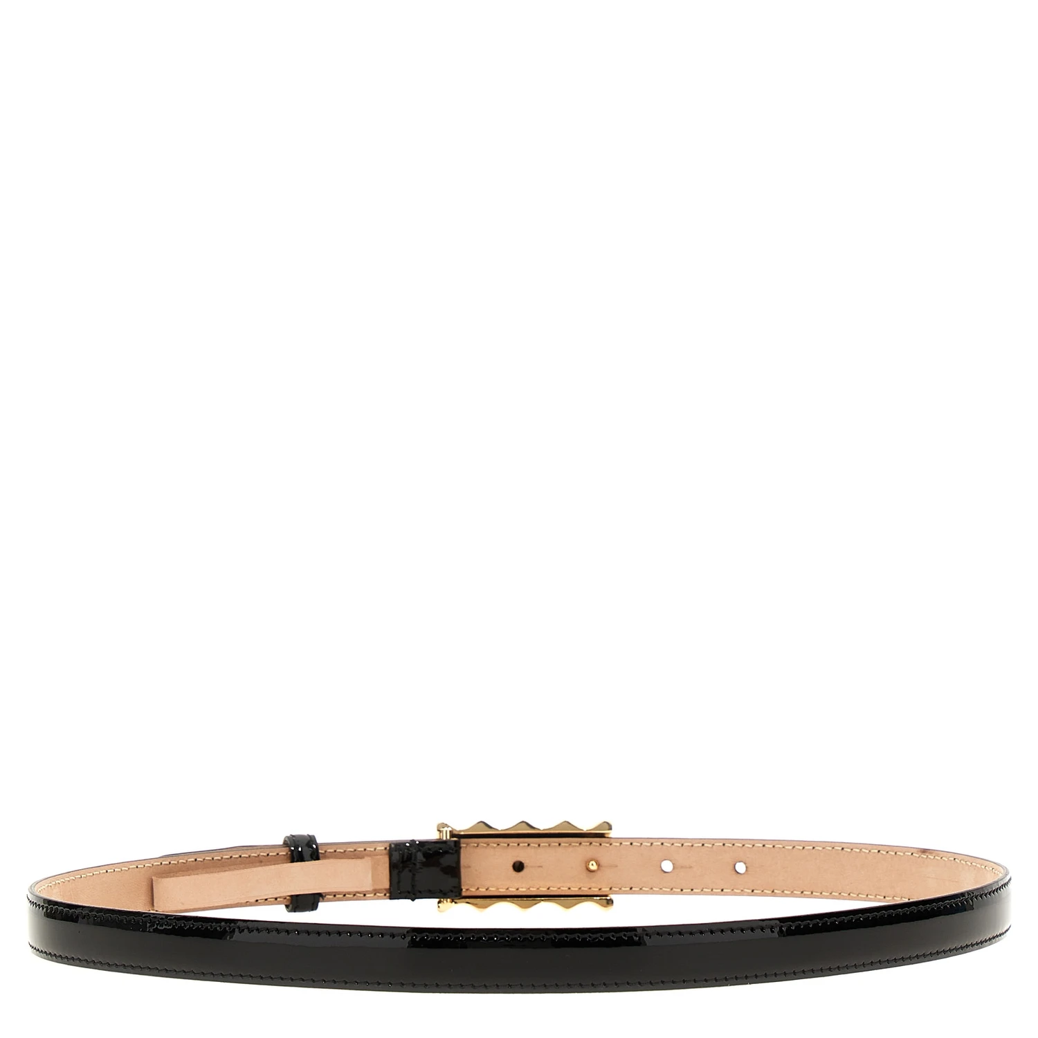 Black Calfskin Regular Belt