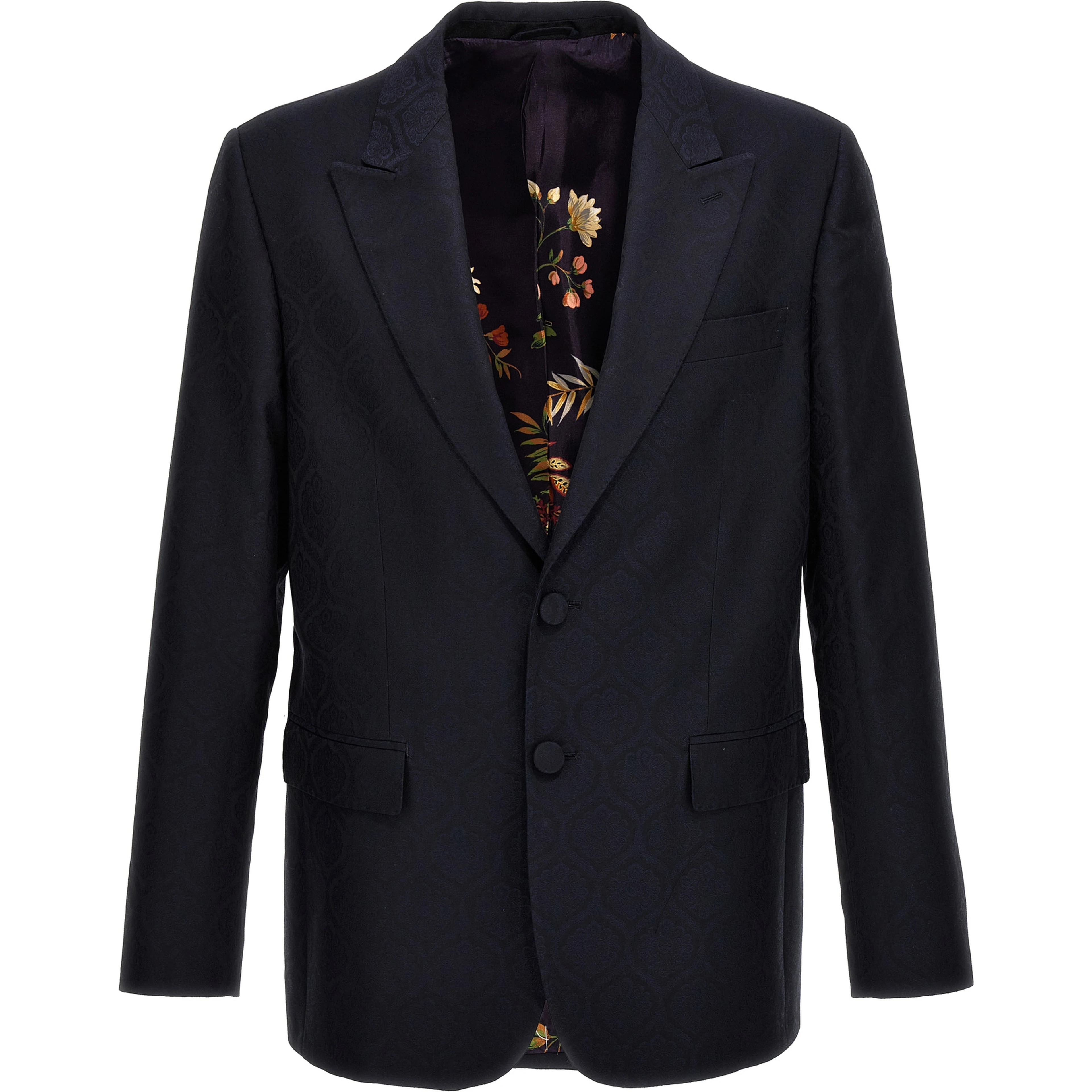 Blue Cotton Blazer