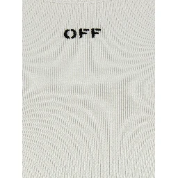 White Cotton Sleeveles T-Shirt