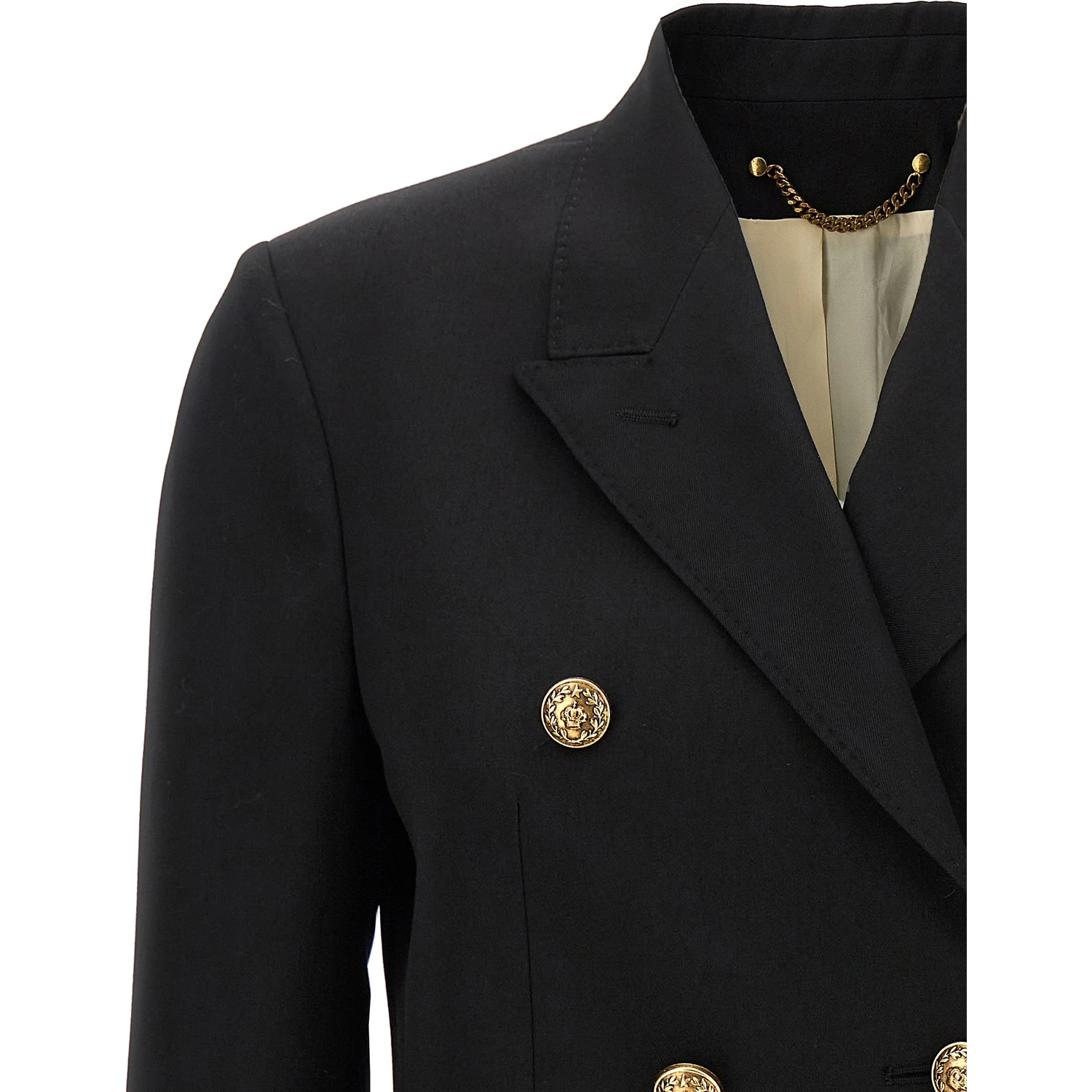 Black Virgin Wool Blazer