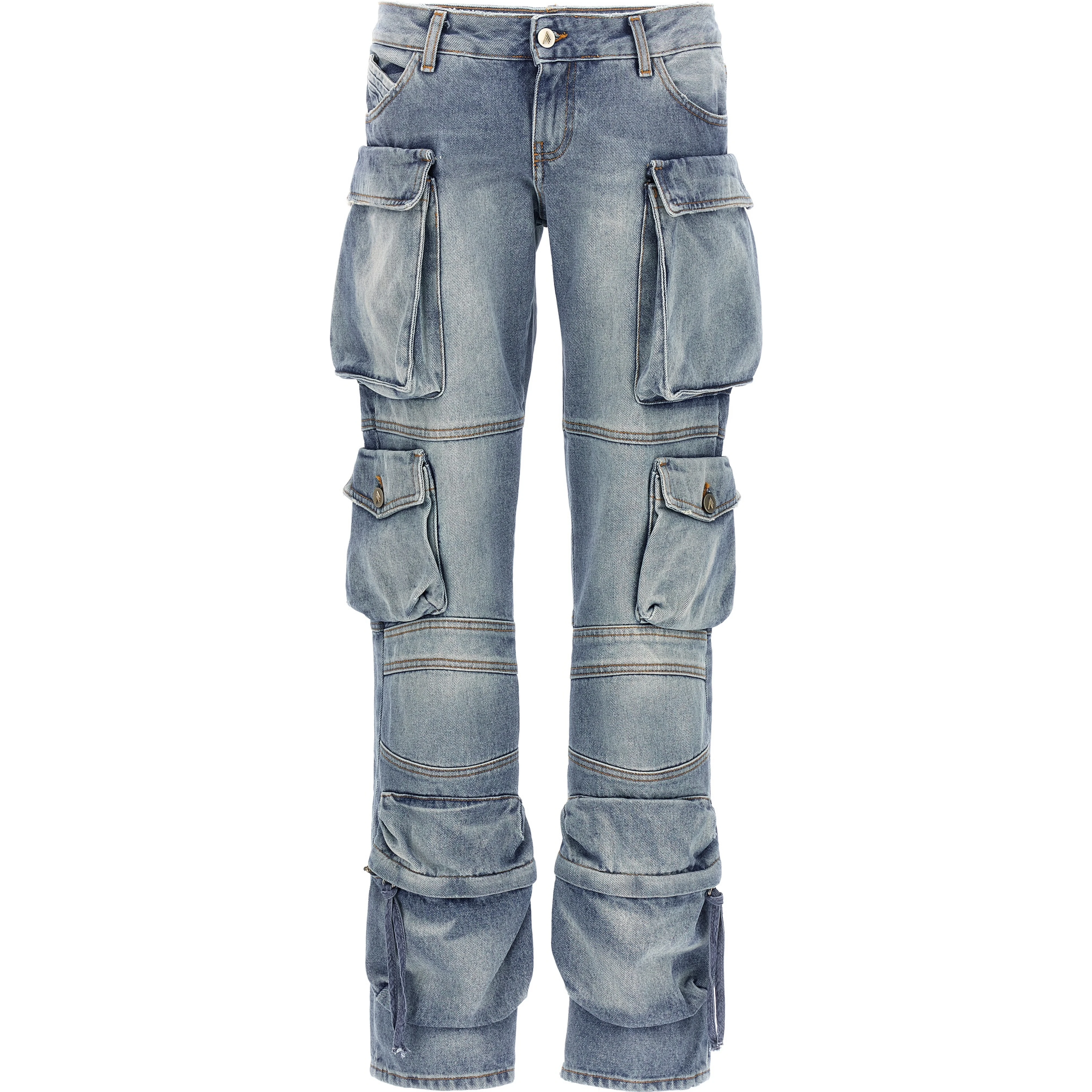 Blue Cotton Jeans Denim
