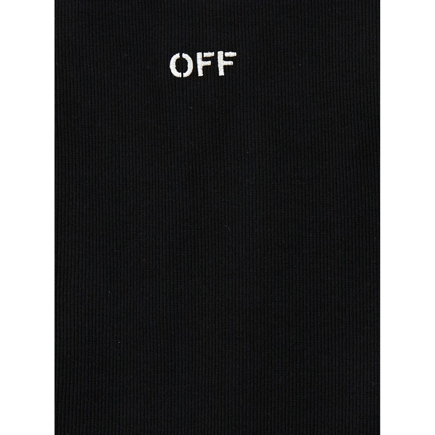 Black Cotton Sleeveles T-Shirt