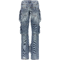 Blue Cotton Jeans Denim