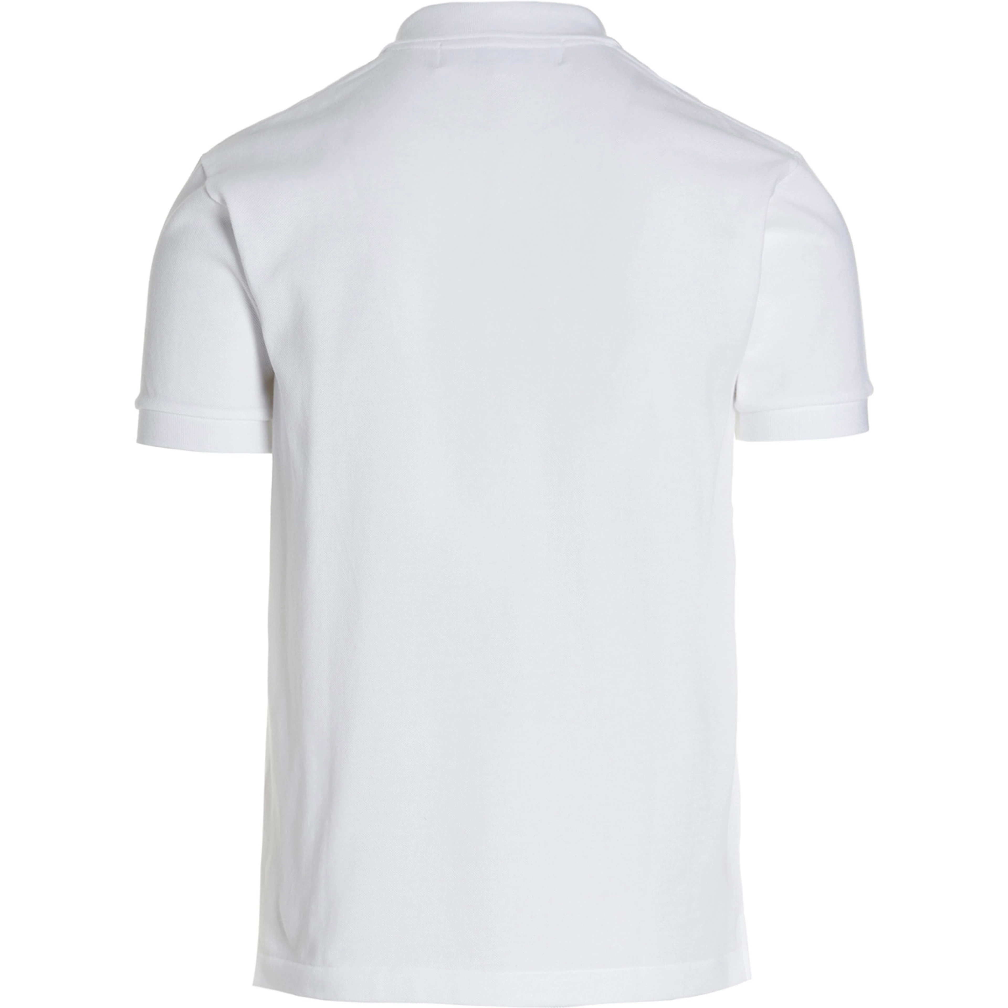 White Cotton Polo Shirt