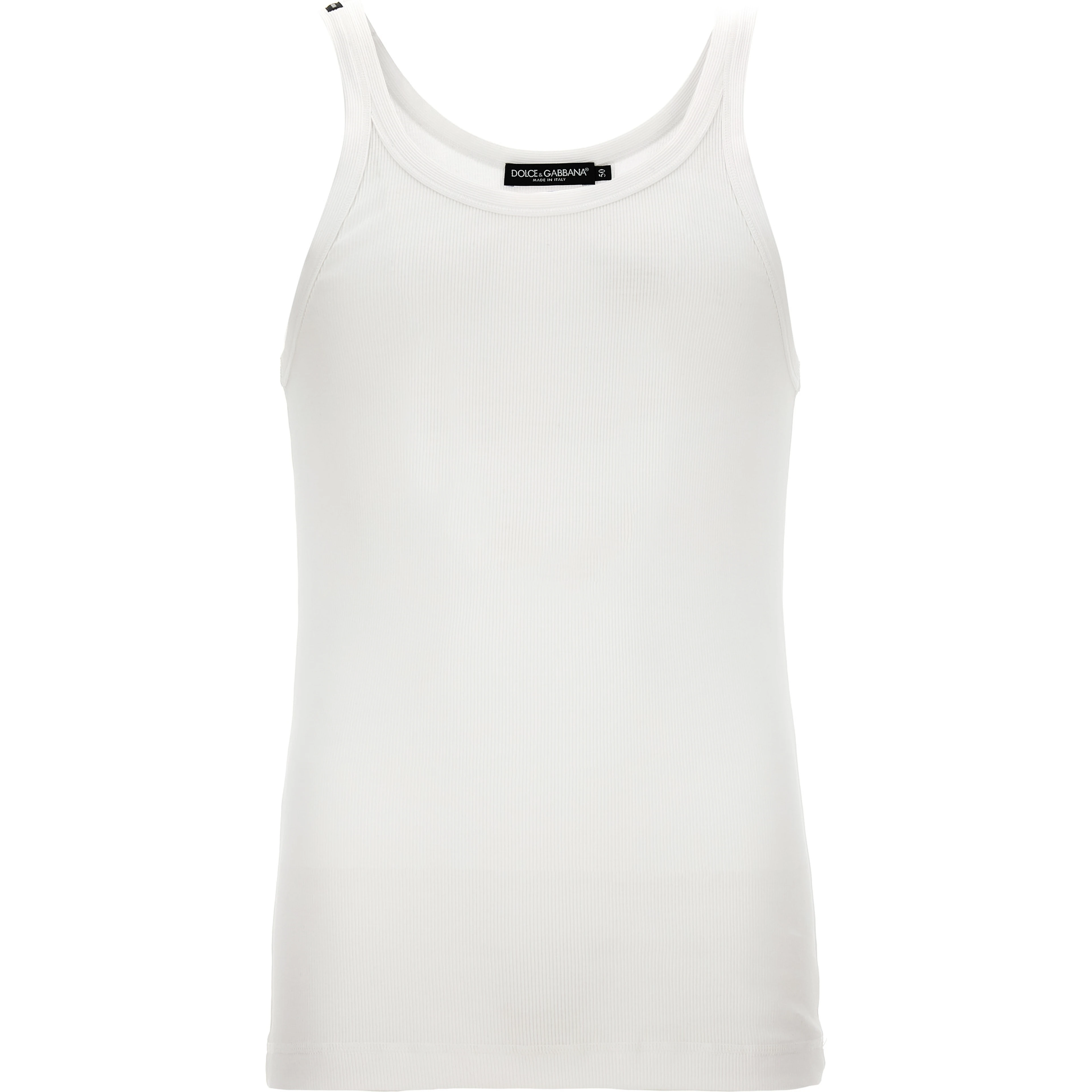 White Cotton Tank Tops
