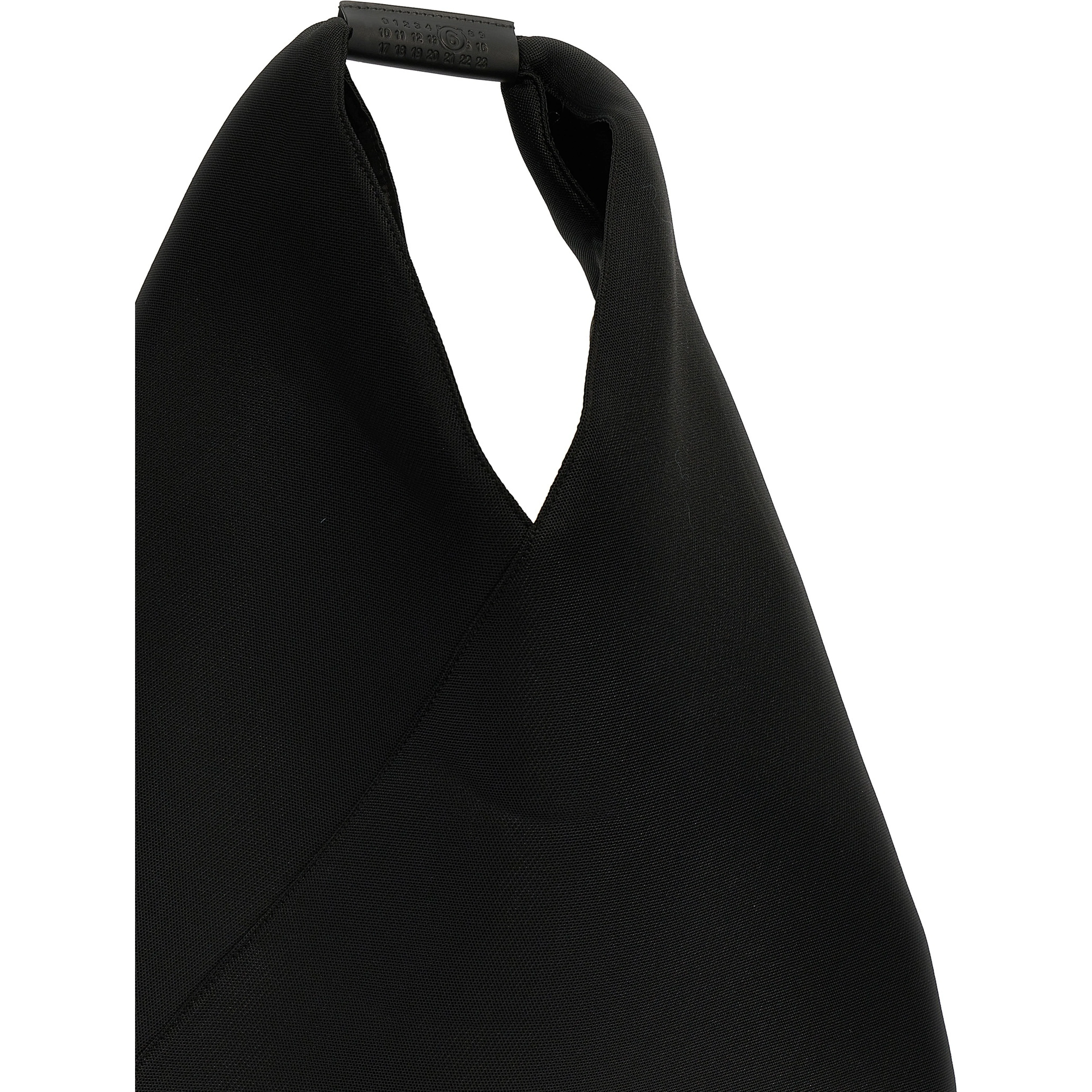 Black Polyester Shoulder Bag