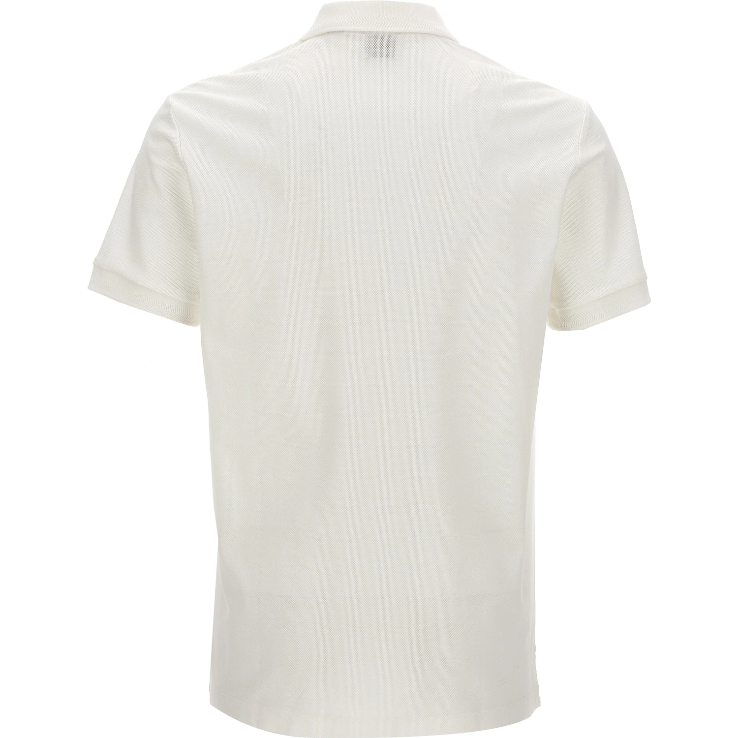 White Cotton Polo Shirt