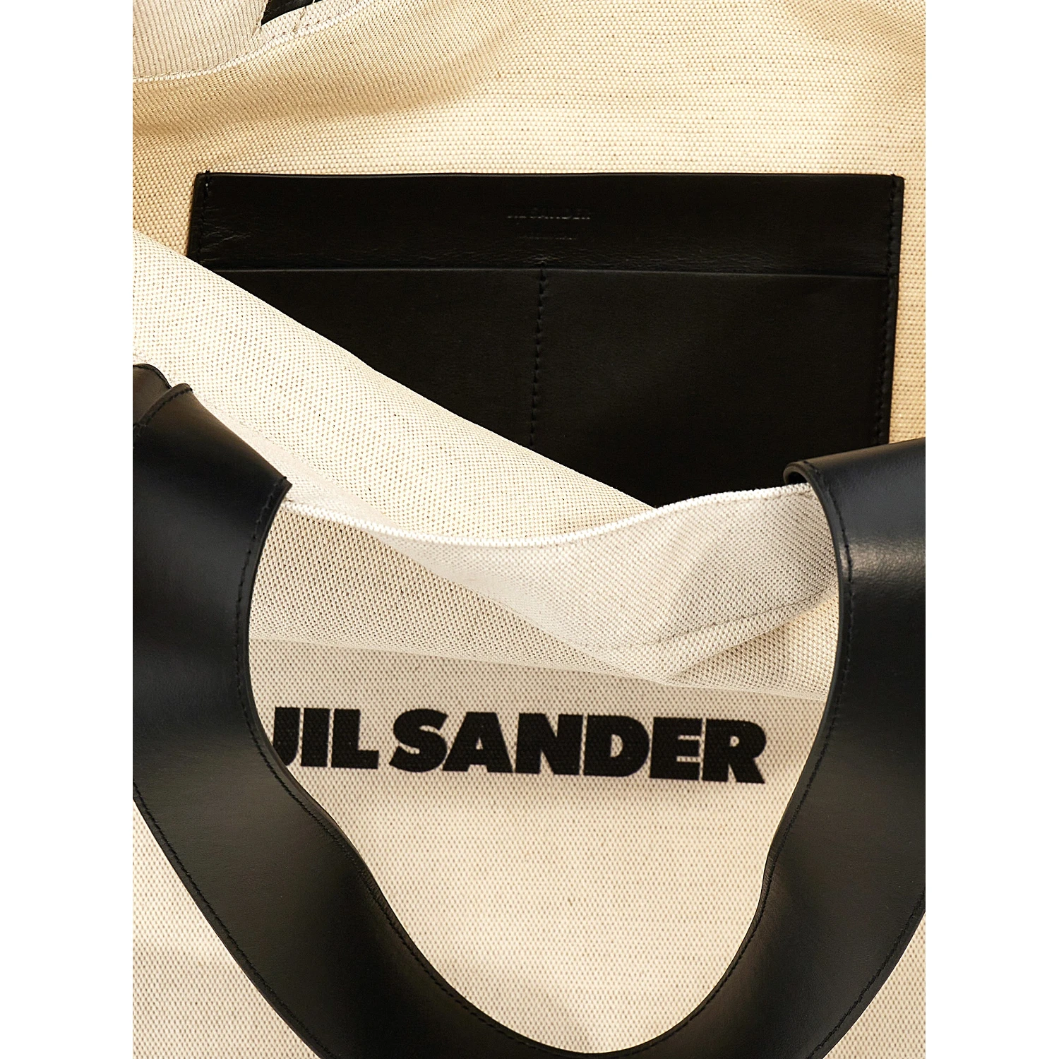 Bicolor Cotton Tote Bag