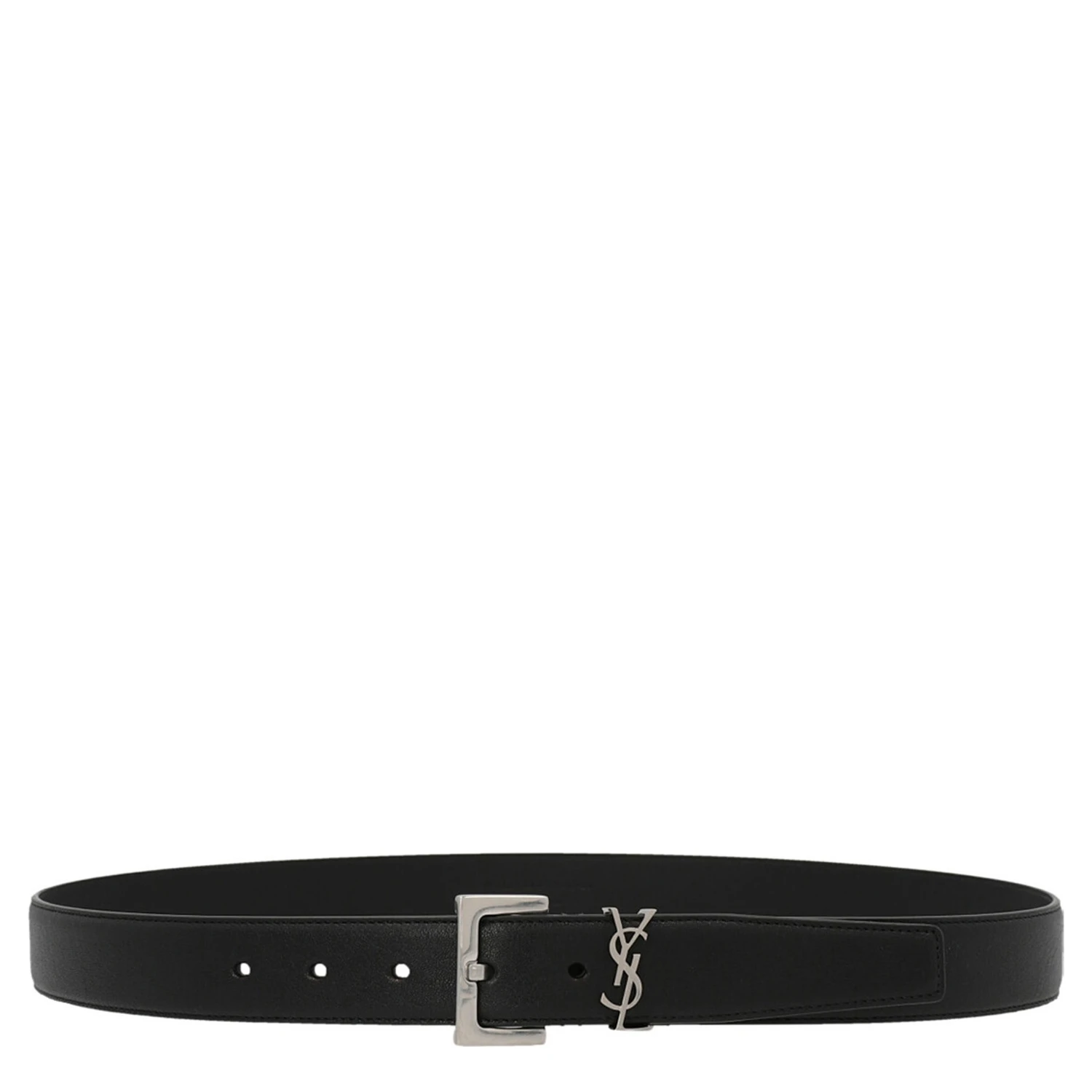 Black Calfskin Regular Belt
