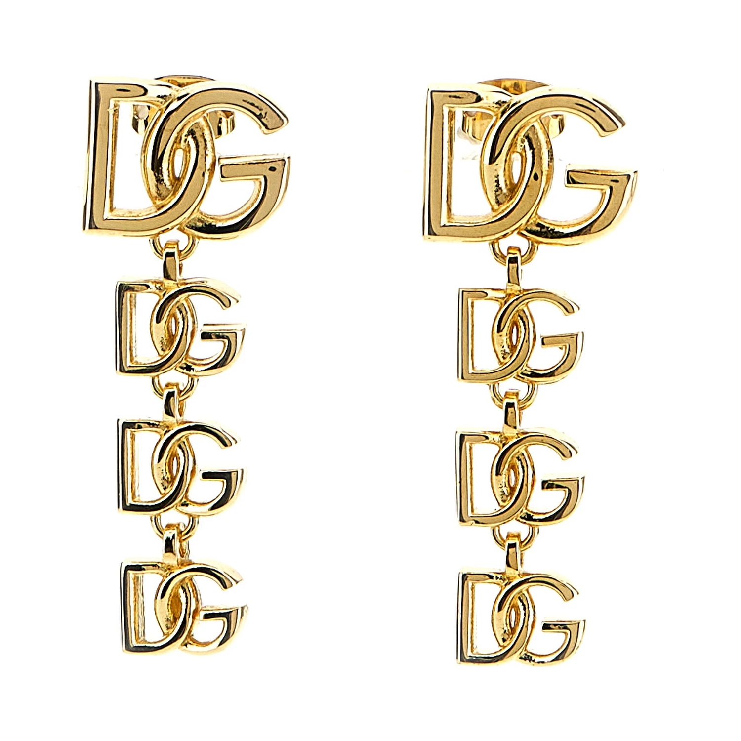 Gold Brass Earrings