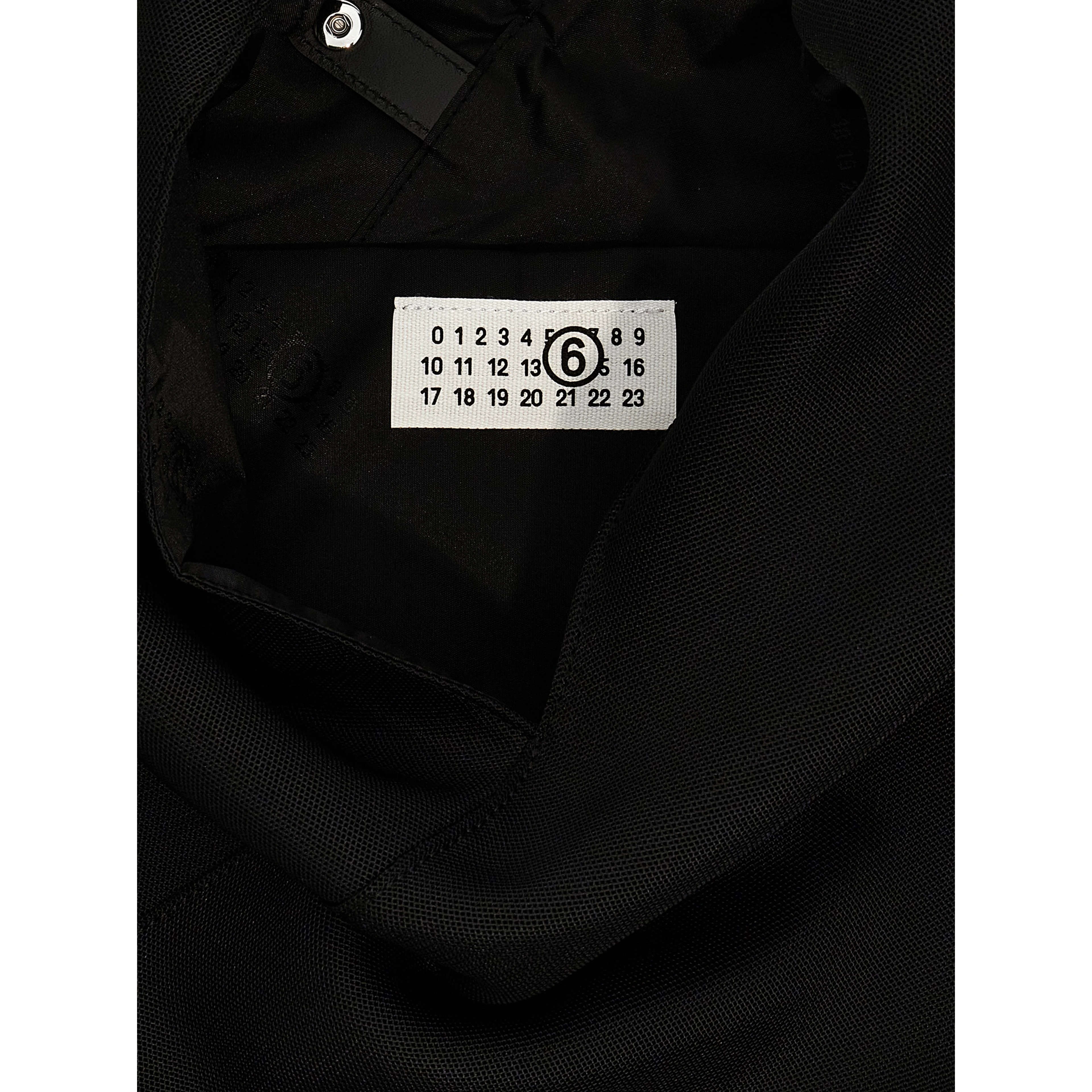 Black Polyester Shoulder Bag