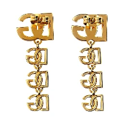 Gold Brass Earrings
