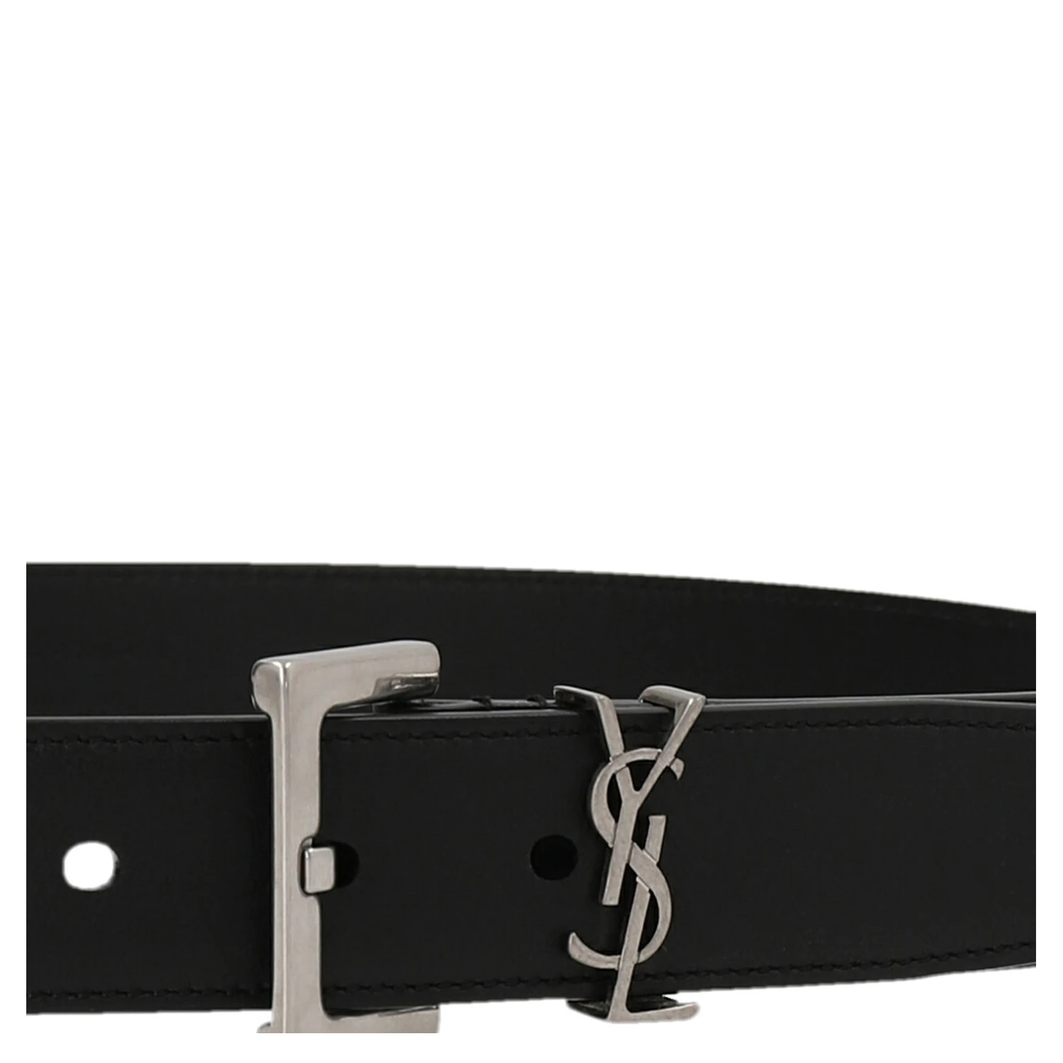 Black Calfskin Regular Belt