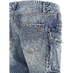 Blue Cotton Jeans Denim