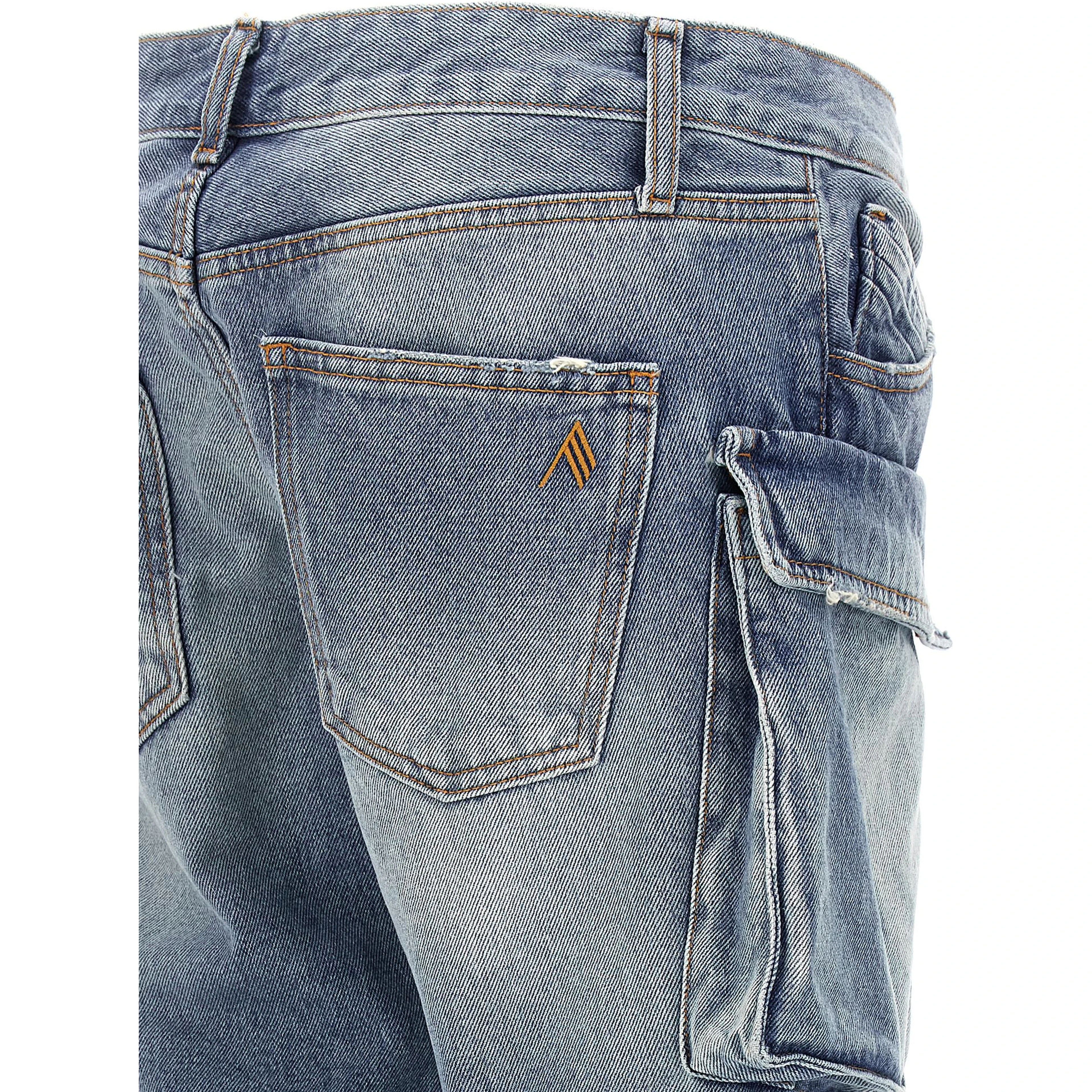 Blue Cotton Jeans Denim