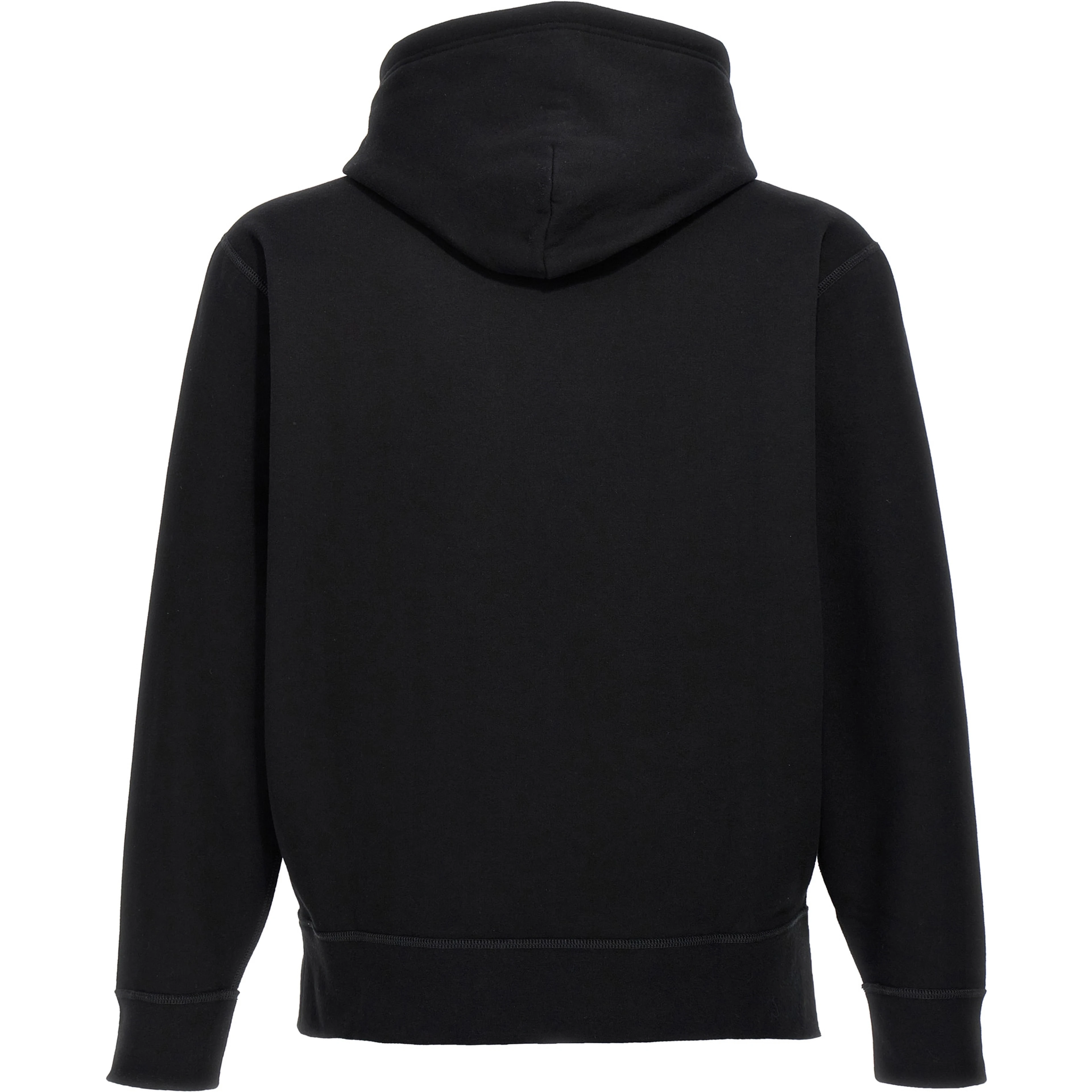 Black Cotton Sweatshirt