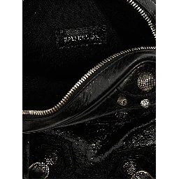 Black Lamb Leather Crossbody Bag