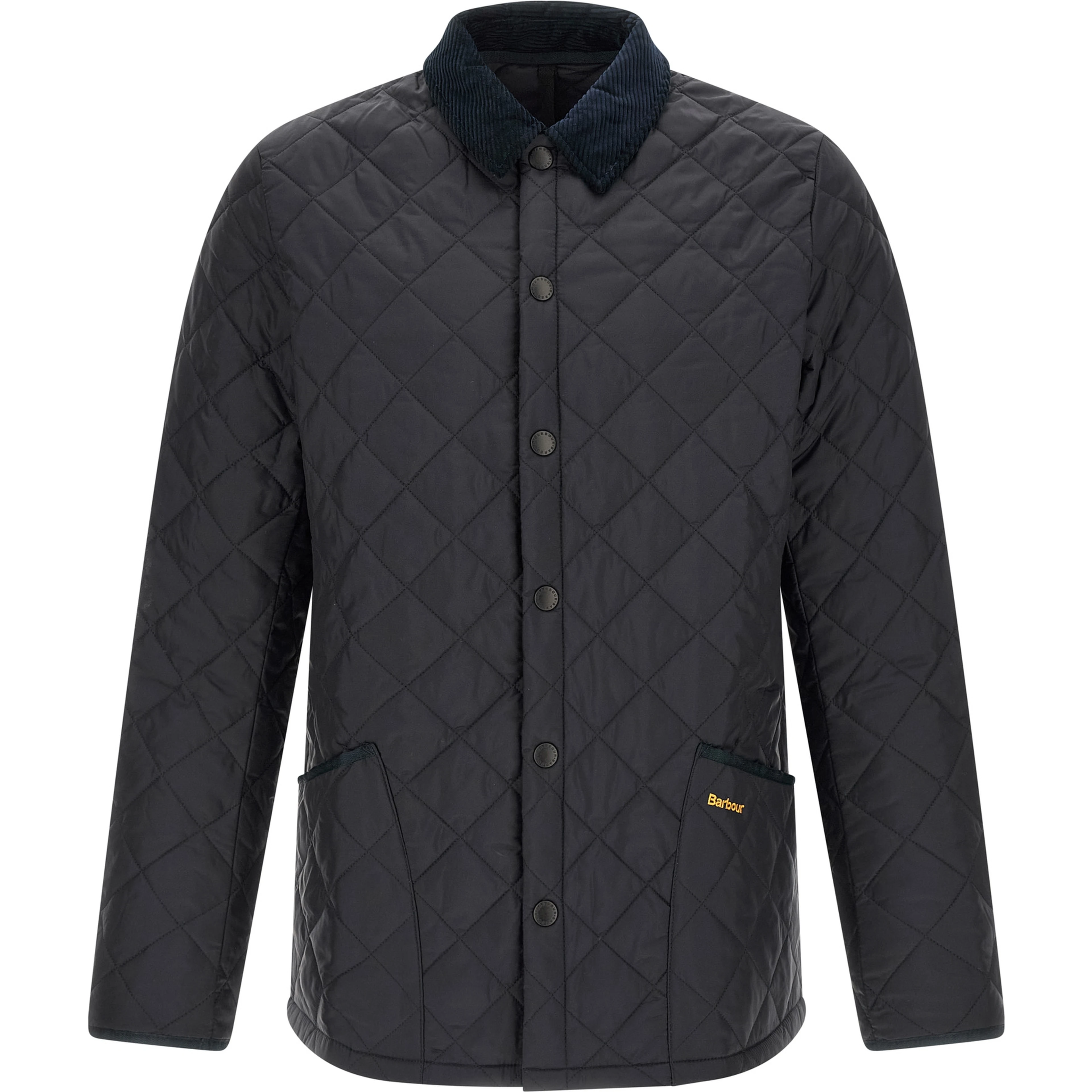 Blue Polyamide Full-Length Jacket