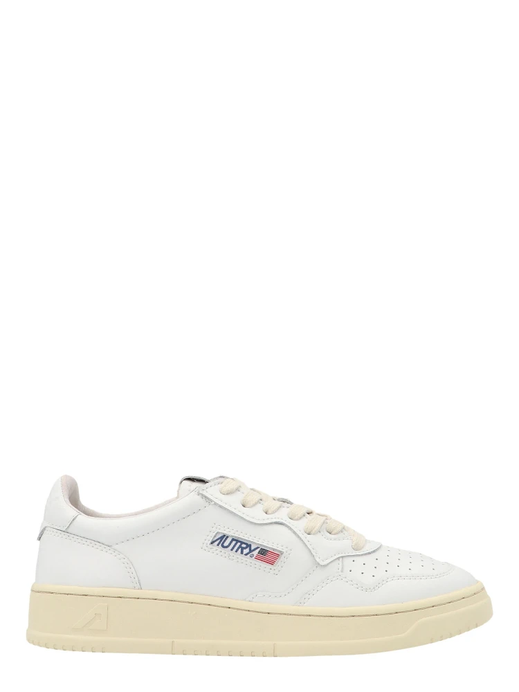 White Cowhide Sneakers