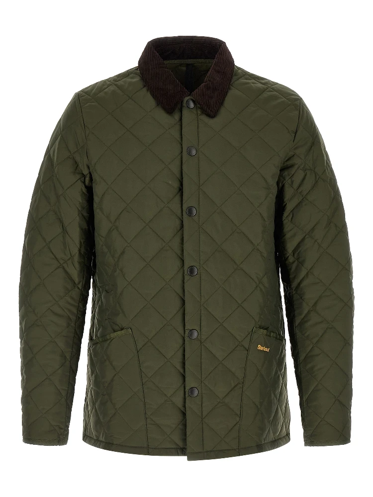 Bicolor Polyamide Full-Length Jacket