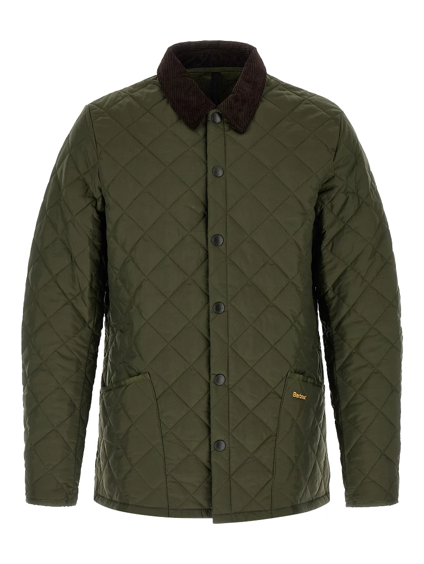 Bicolor Polyamide Full-Length Jacket
