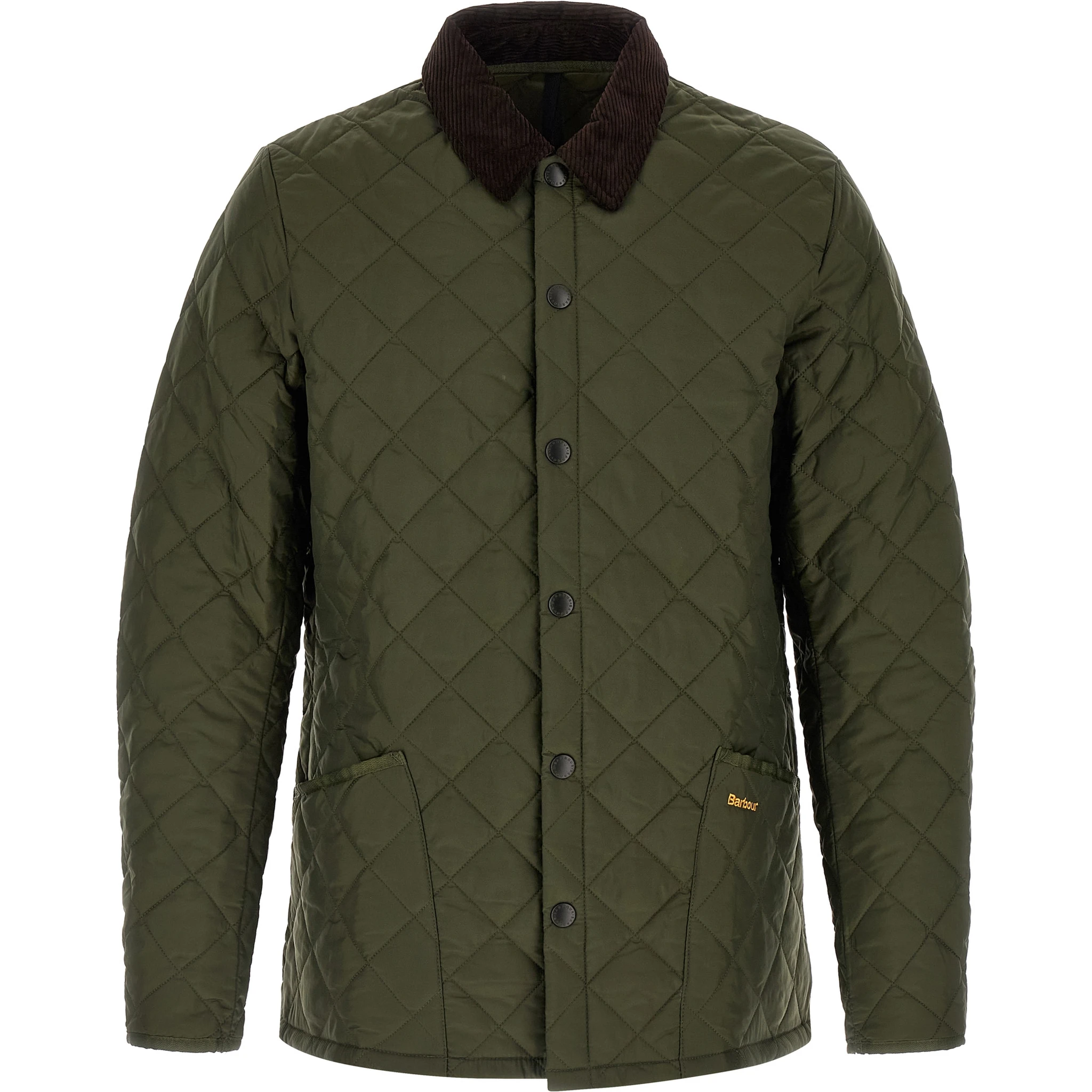 Bicolor Polyamide Full-Length Jacket