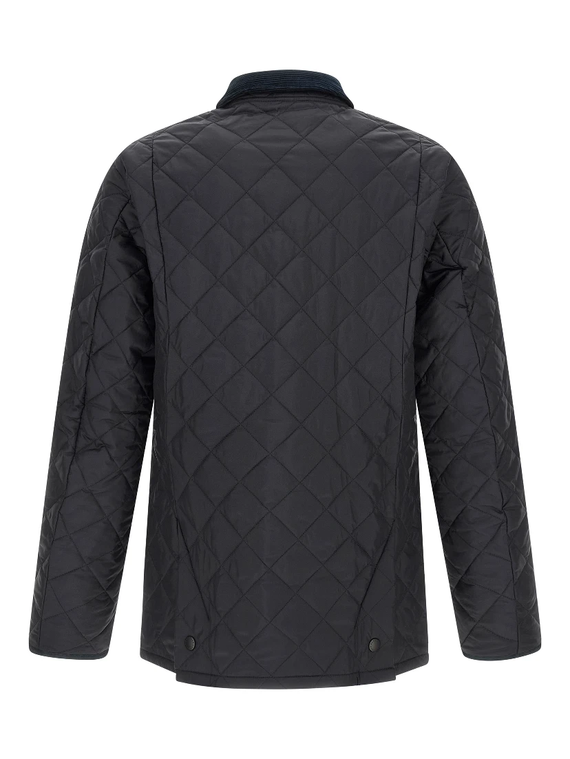Blue Polyamide Full-Length Jacket
