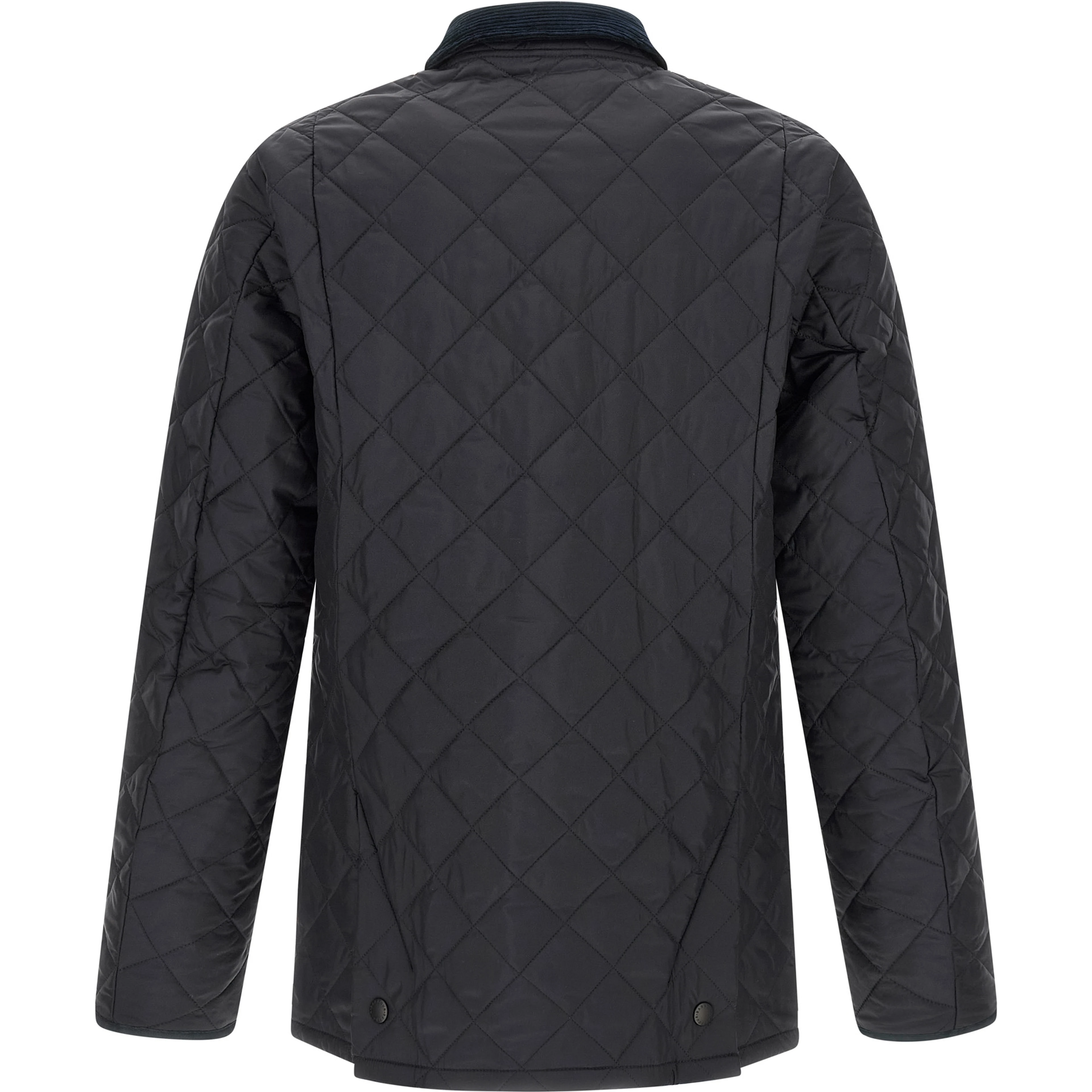 Blue Polyamide Full-Length Jacket