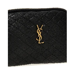 Black Lamb Leather Crossbody Bag