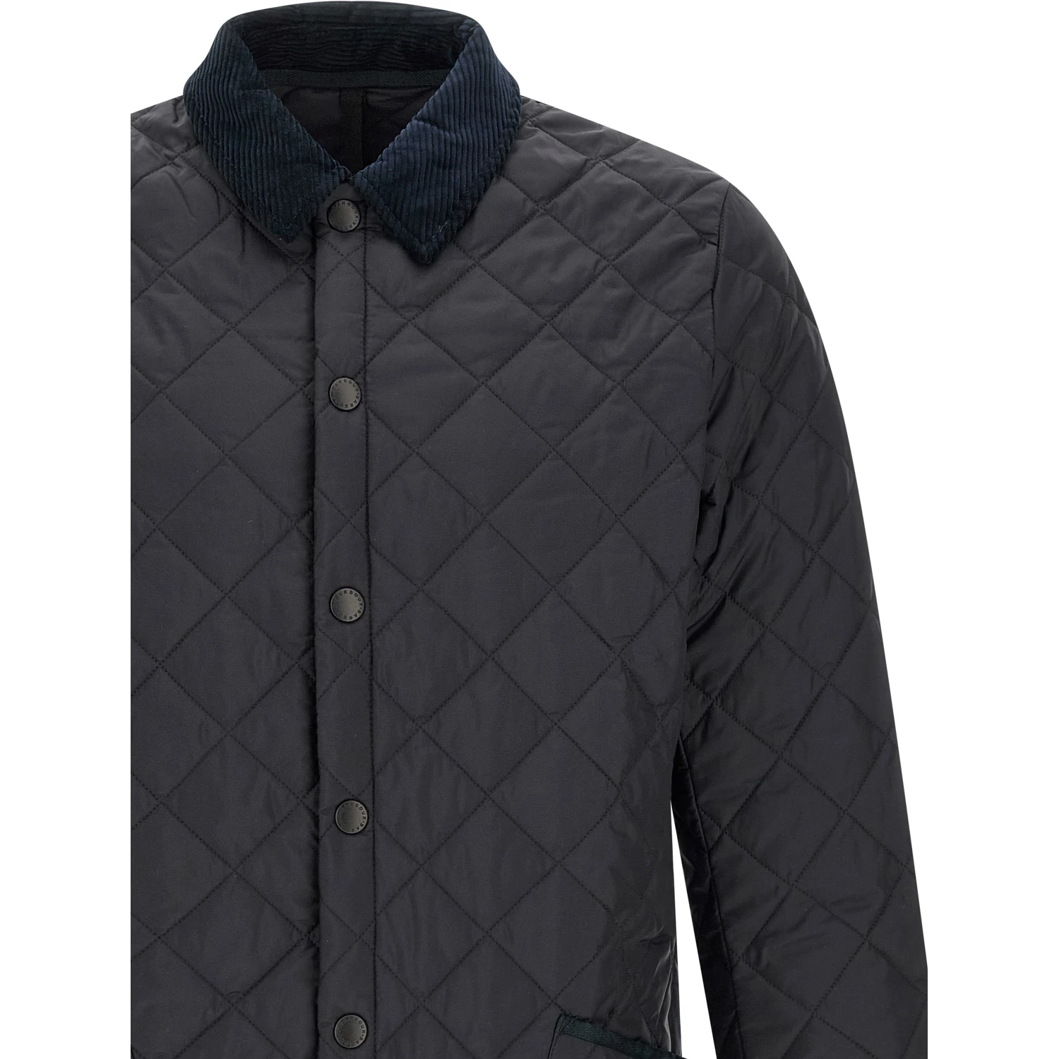 Blue Polyamide Full-Length Jacket