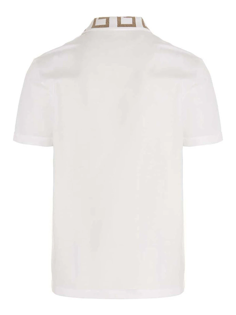 White Cotton Polo Shirt